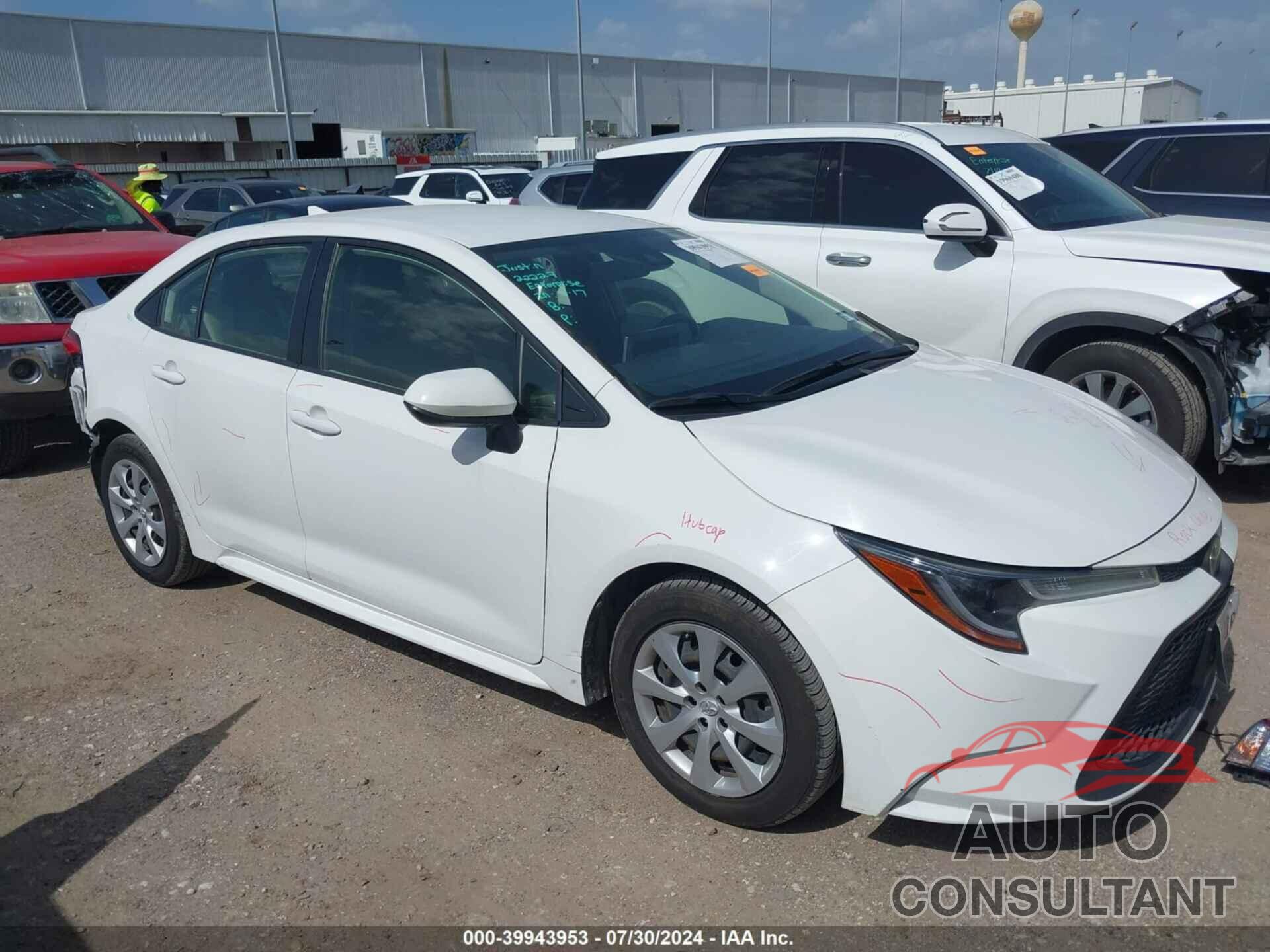 TOYOTA COROLLA 2021 - JTDEPMAE4MJ160952
