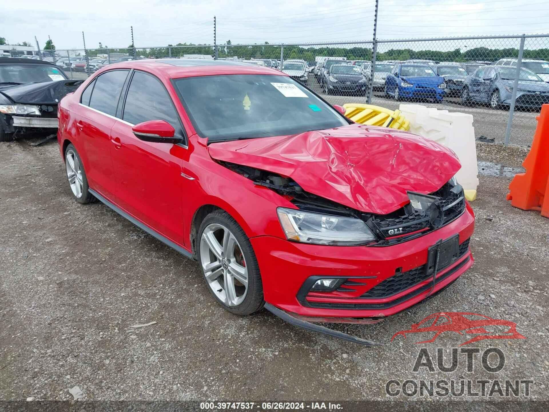 VOLKSWAGEN JETTA 2017 - 3VW4T7AJ0HM328100