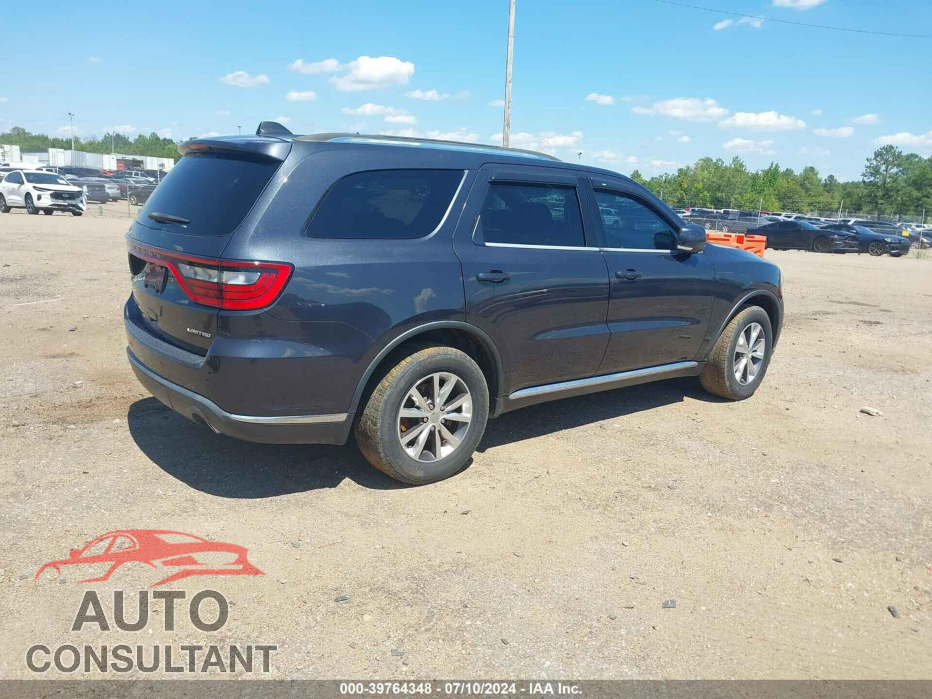 DODGE DURANGO 2016 - 1C4RDJDG1GC397865