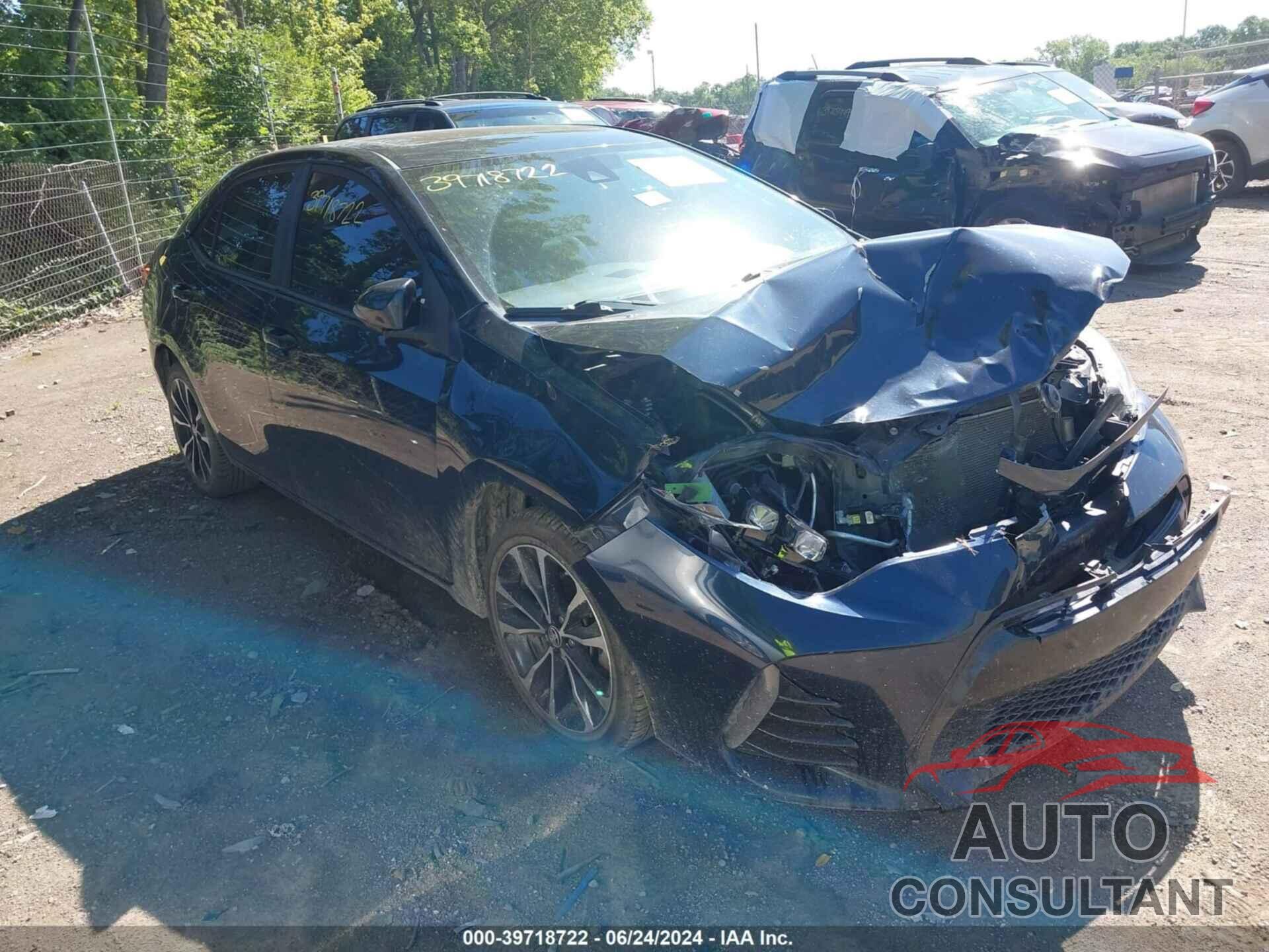 TOYOTA COROLLA 2018 - 2T1BURHE9JC117293