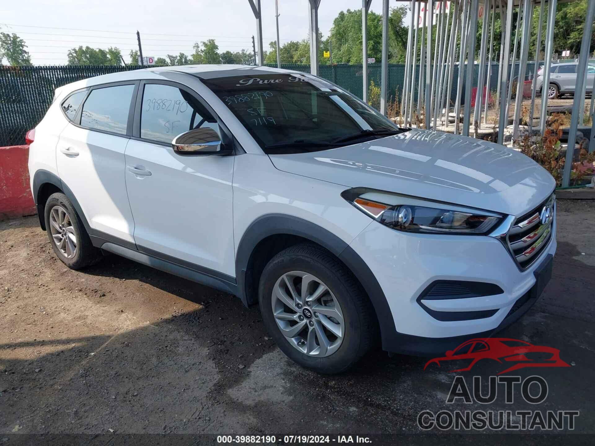 HYUNDAI TUCSON 2017 - KM8J23A46HU276894