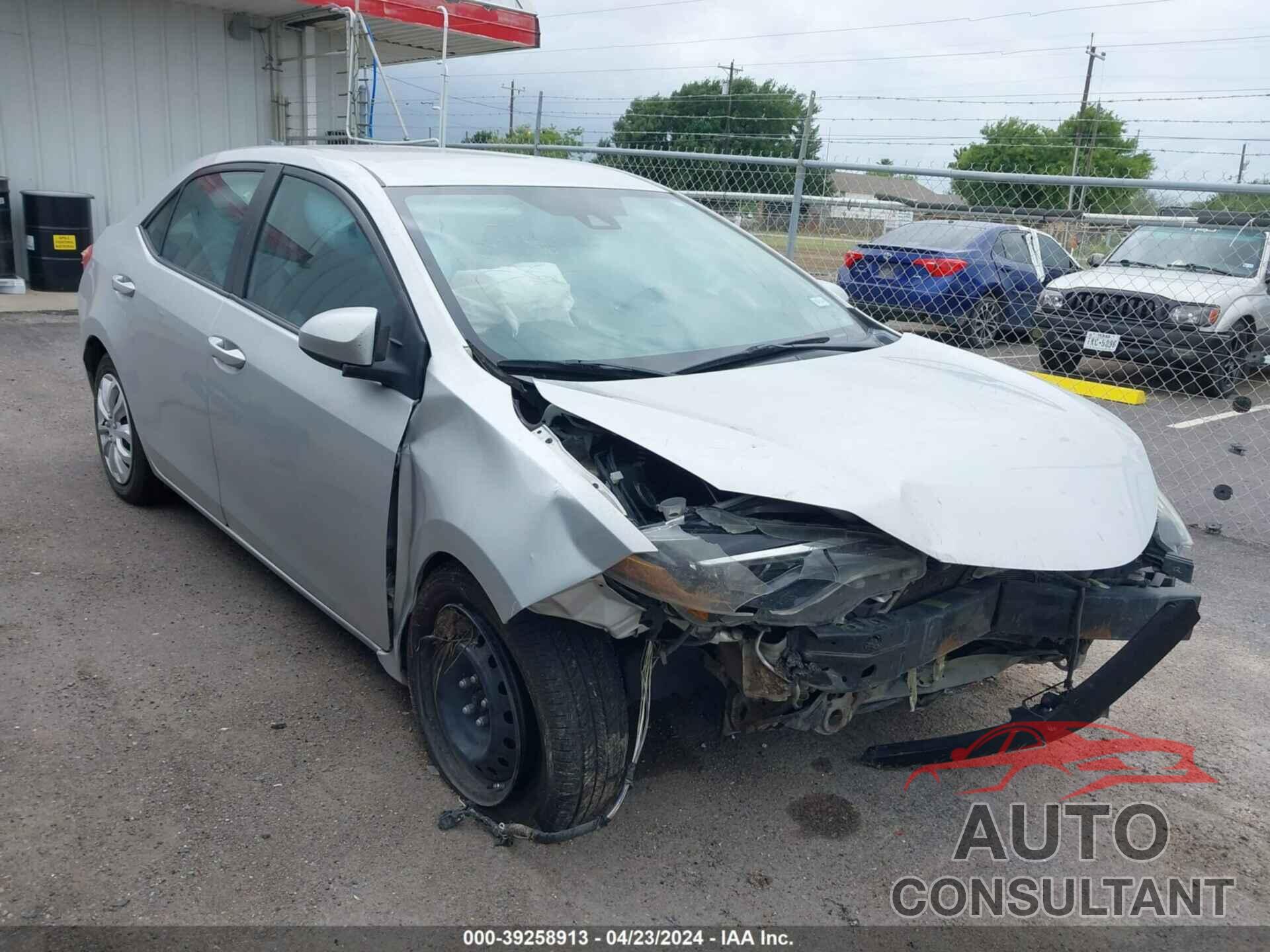 TOYOTA COROLLA 2018 - 2T1BURHE9JC042983