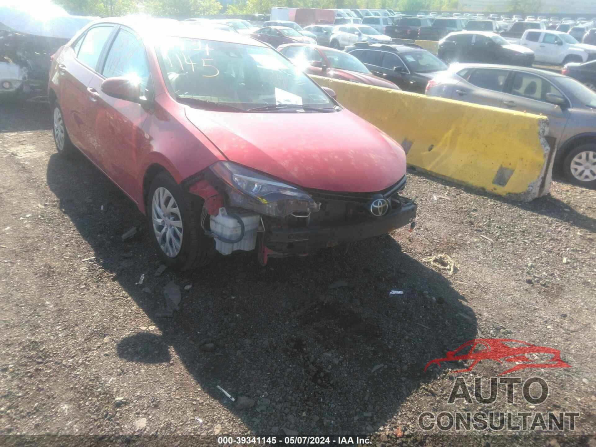 TOYOTA COROLLA 2017 - 2T1BURHE5HC861161