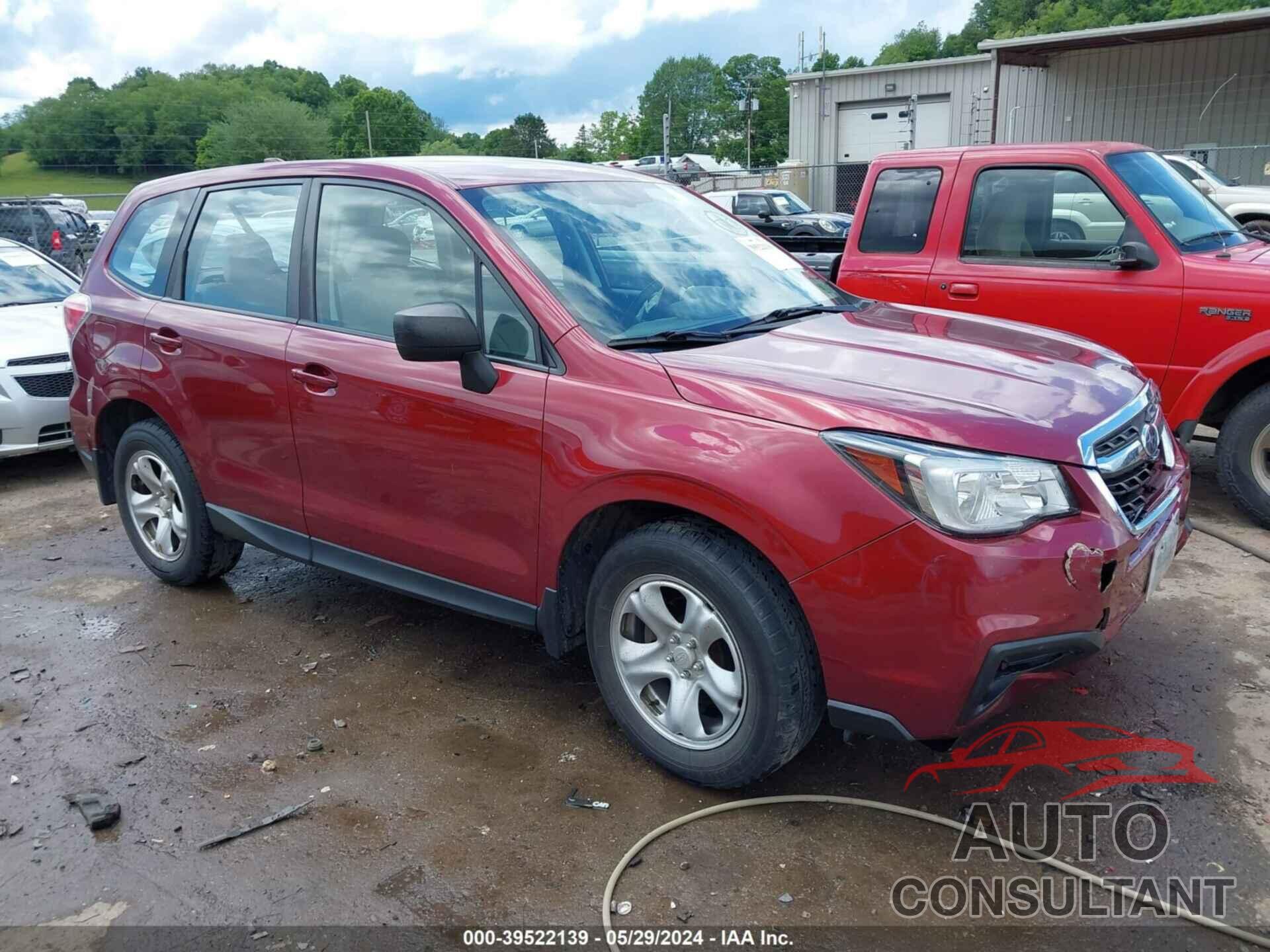 SUBARU FORESTER 2018 - JF2SJAAC5JH612347