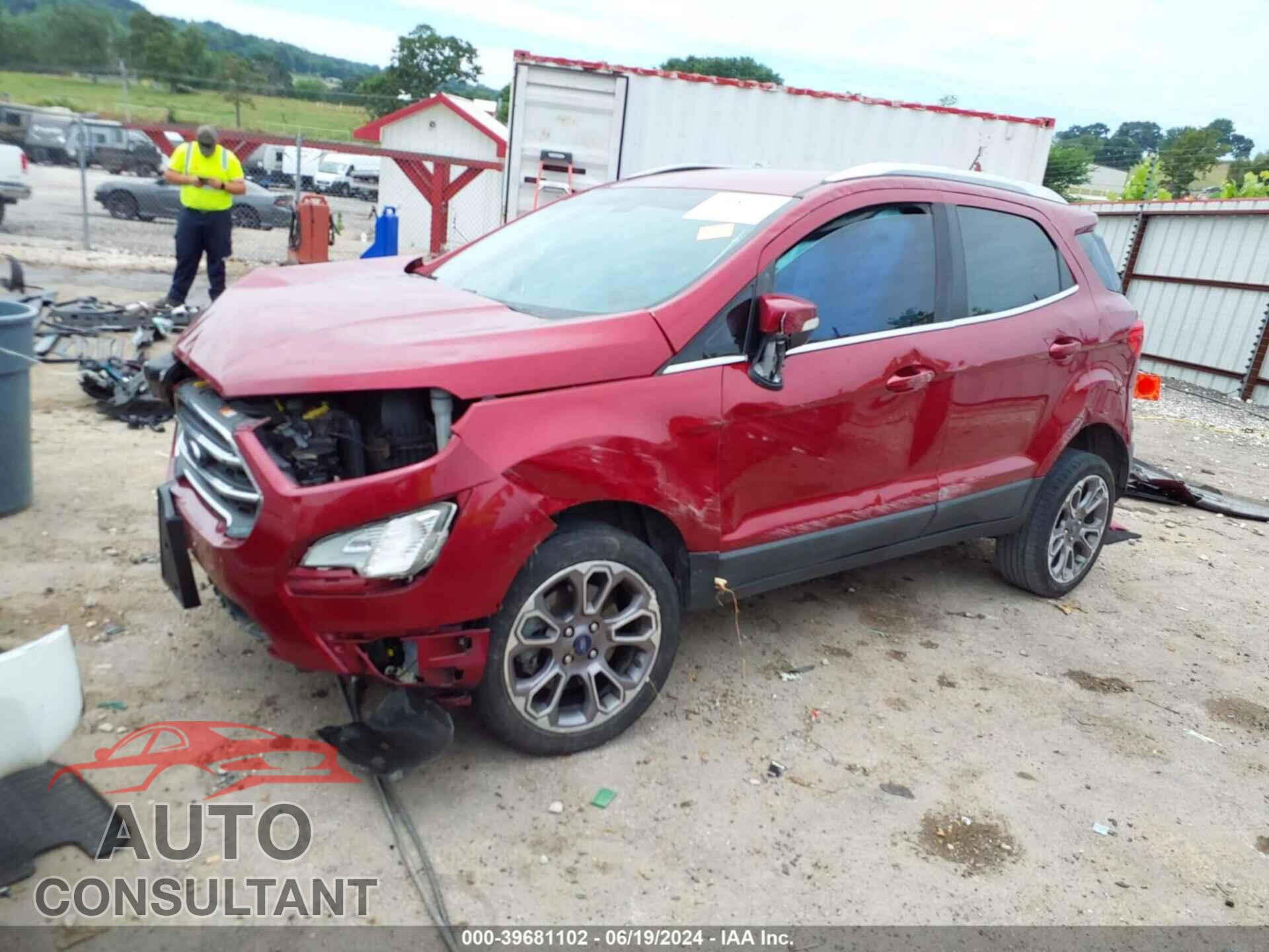 FORD ECOSPORT 2019 - MAJ6S3KL4KC260339