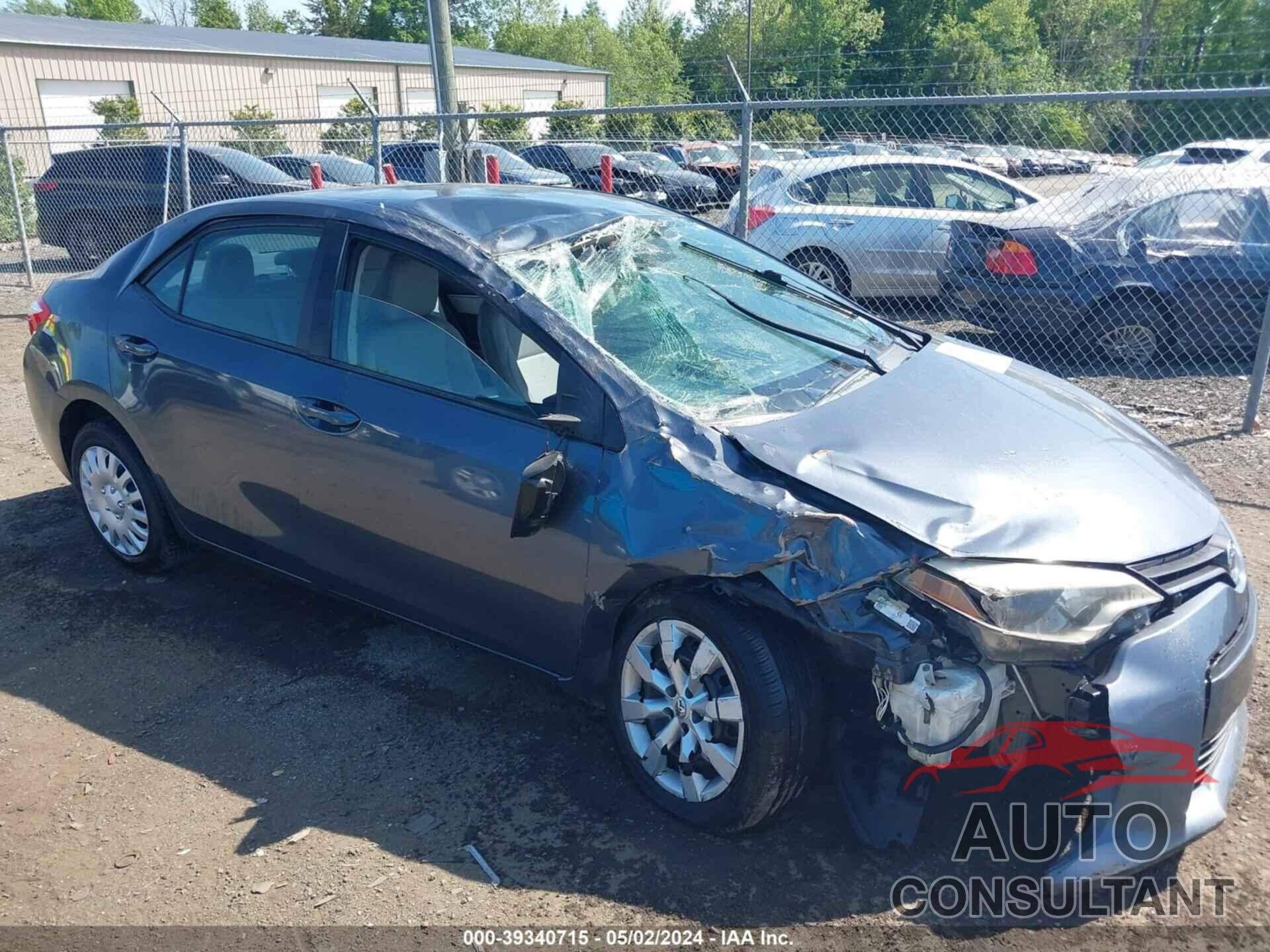 TOYOTA COROLLA 2016 - 5YFBURHE9GP519324