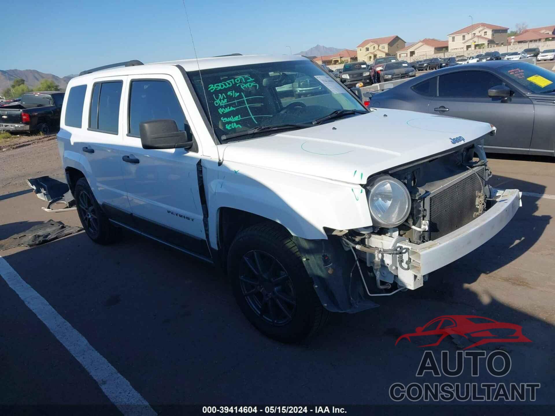 JEEP PATRIOT 2016 - 1C4NJPBA4GD711401