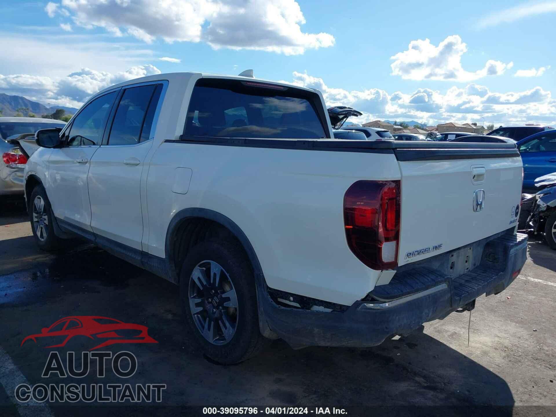HONDA RIDGELINE 2017 - 5FPYK3F54HB020256