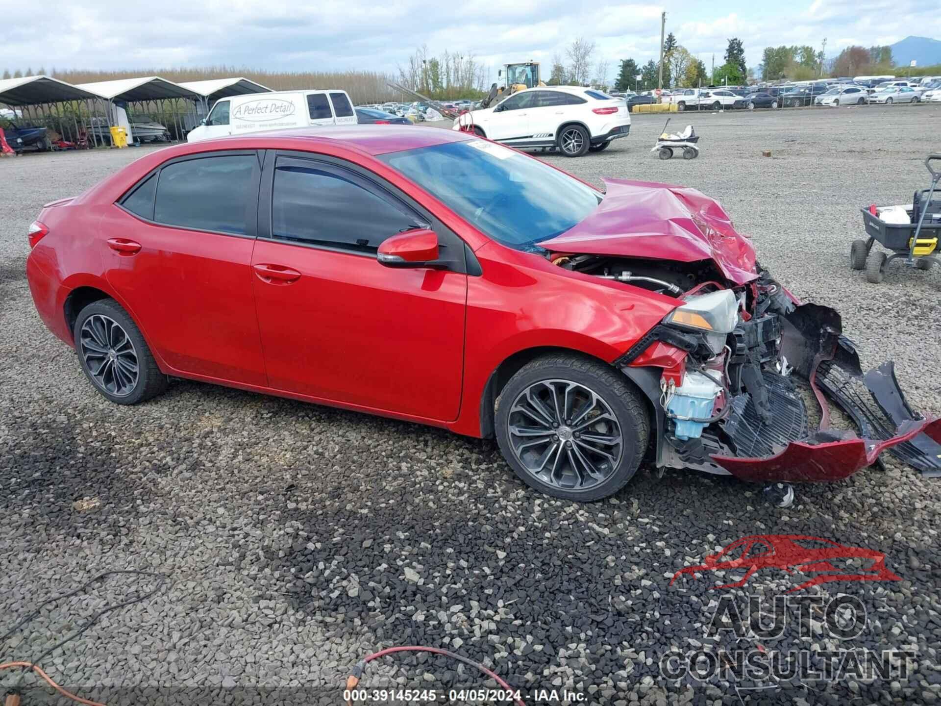 TOYOTA COROLLA 2016 - 2T1BURHE1GC526140