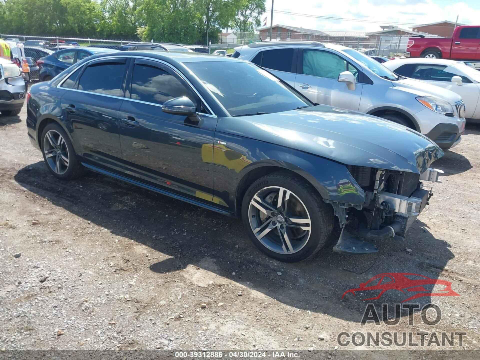 AUDI A4 2017 - WAULNAF48HN025500