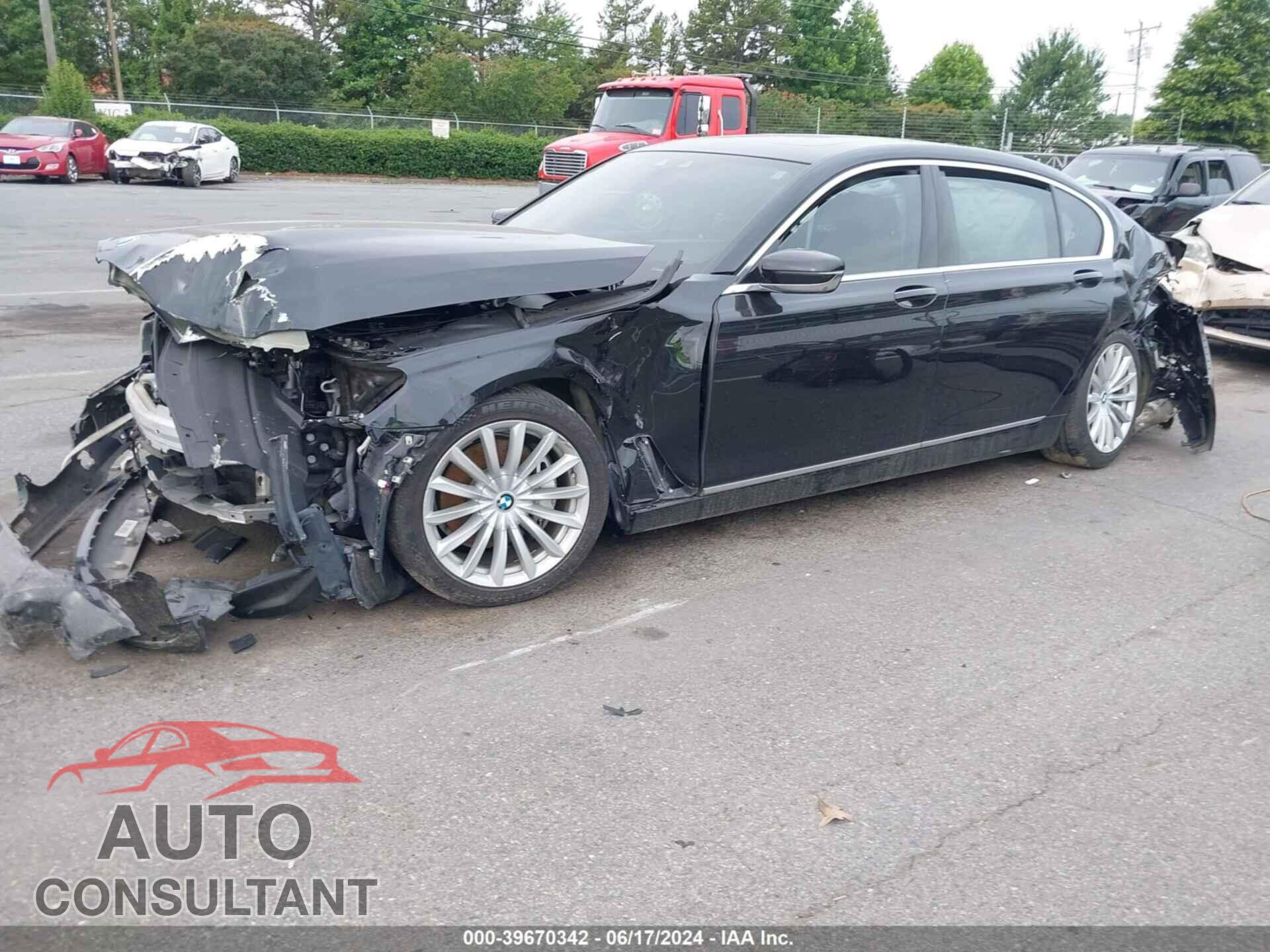 BMW 740I 2017 - WBA7E2C54HG739178