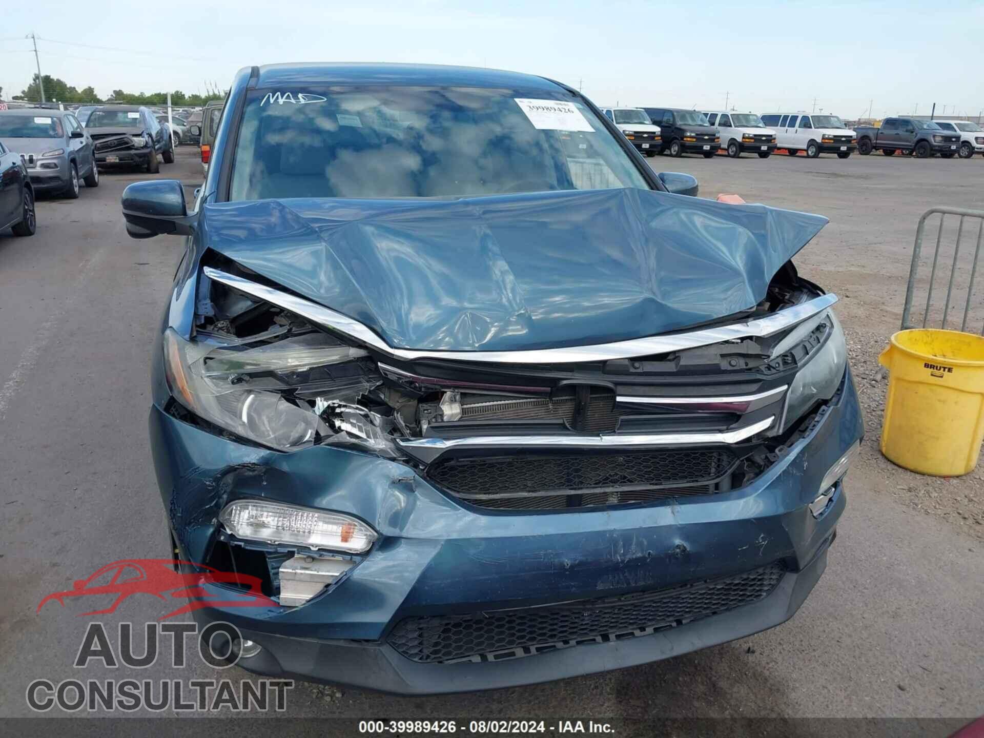 HONDA PILOT 2016 - 5FNYF6H35GB122870