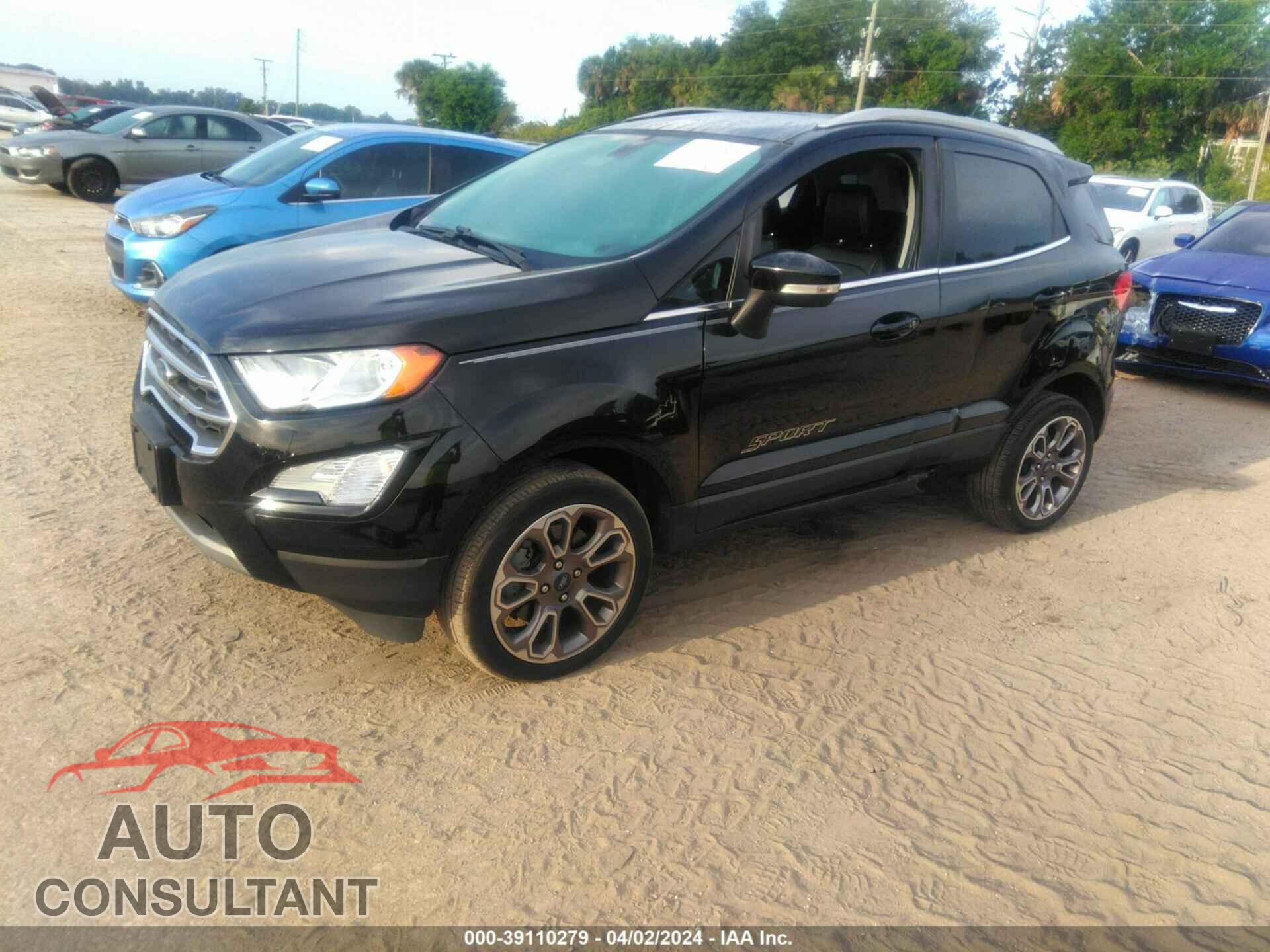 FORD ECOSPORT 2020 - MAJ6S3KL7LC334032