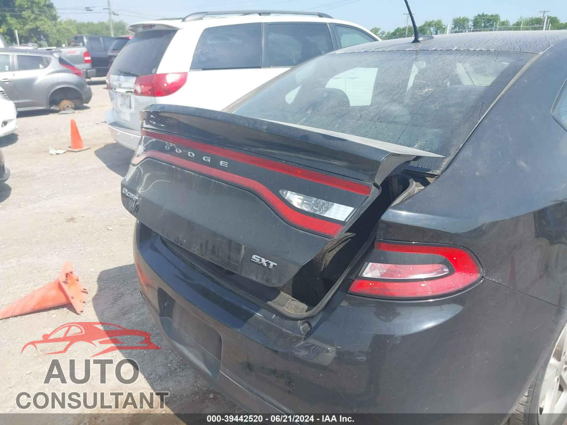 DODGE DART 2016 - 1C3CDFBB3GD762345