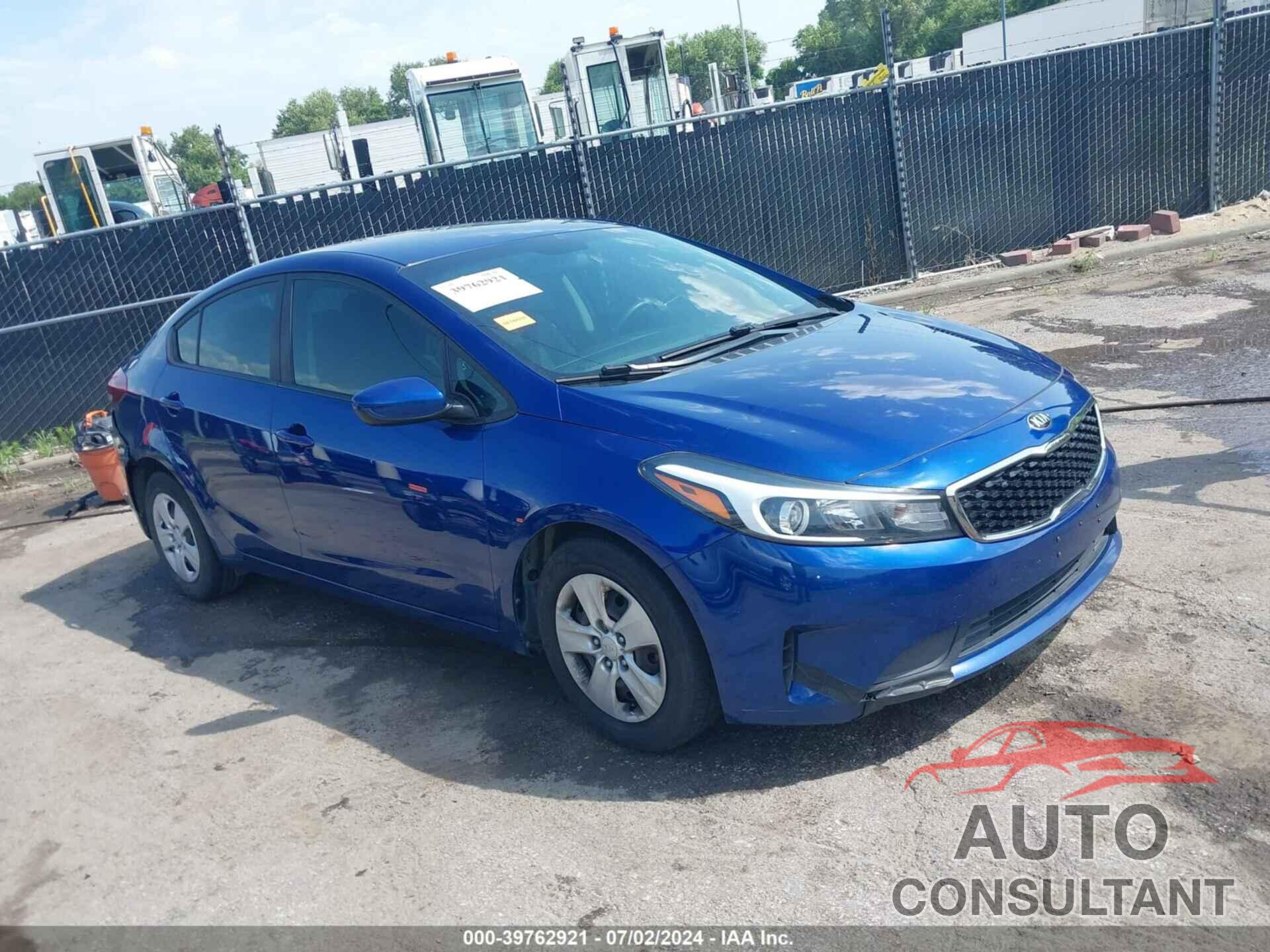KIA FORTE 2017 - 3KPFL4A73HE116610