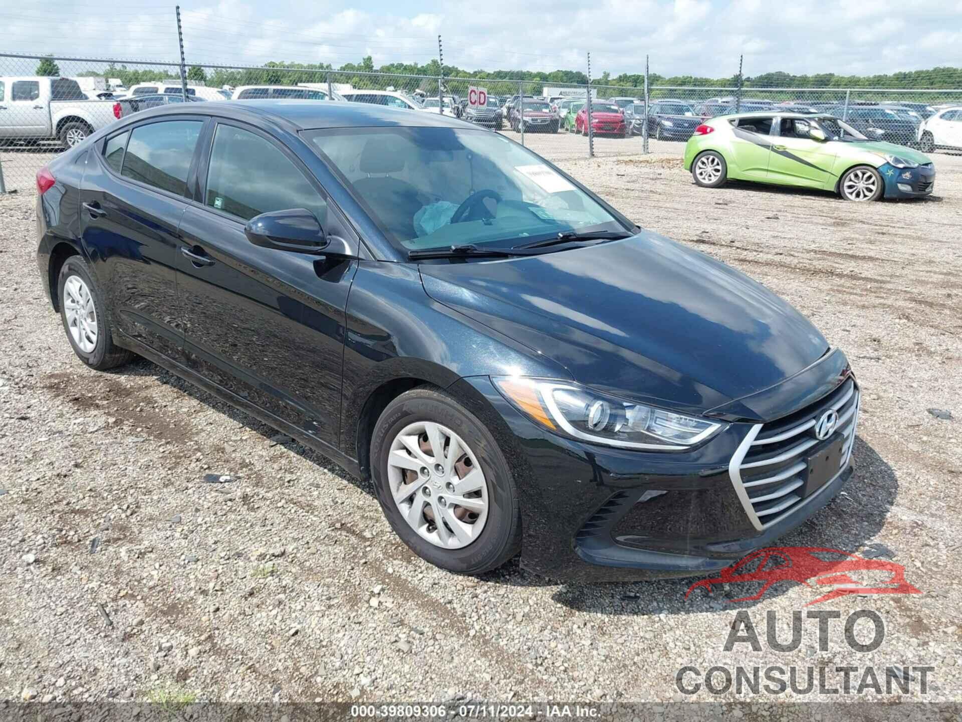 HYUNDAI ELANTRA 2018 - 5NPD74LF4JH321483