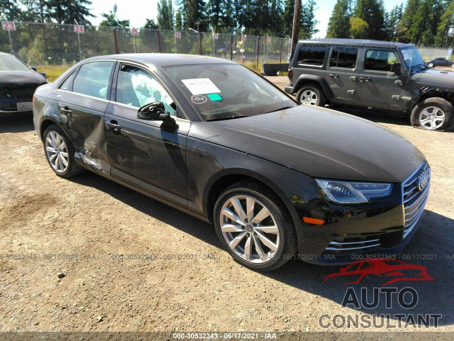 AUDI A4 2017 - WAUANAF42HN008165