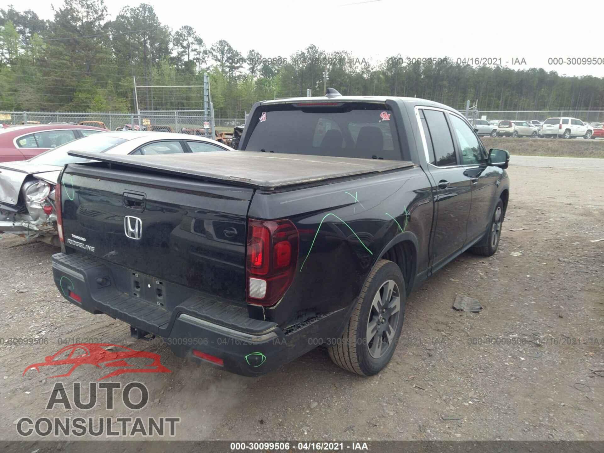 HONDA RIDGELINE 2017 - 5FPYK2F61HB011825