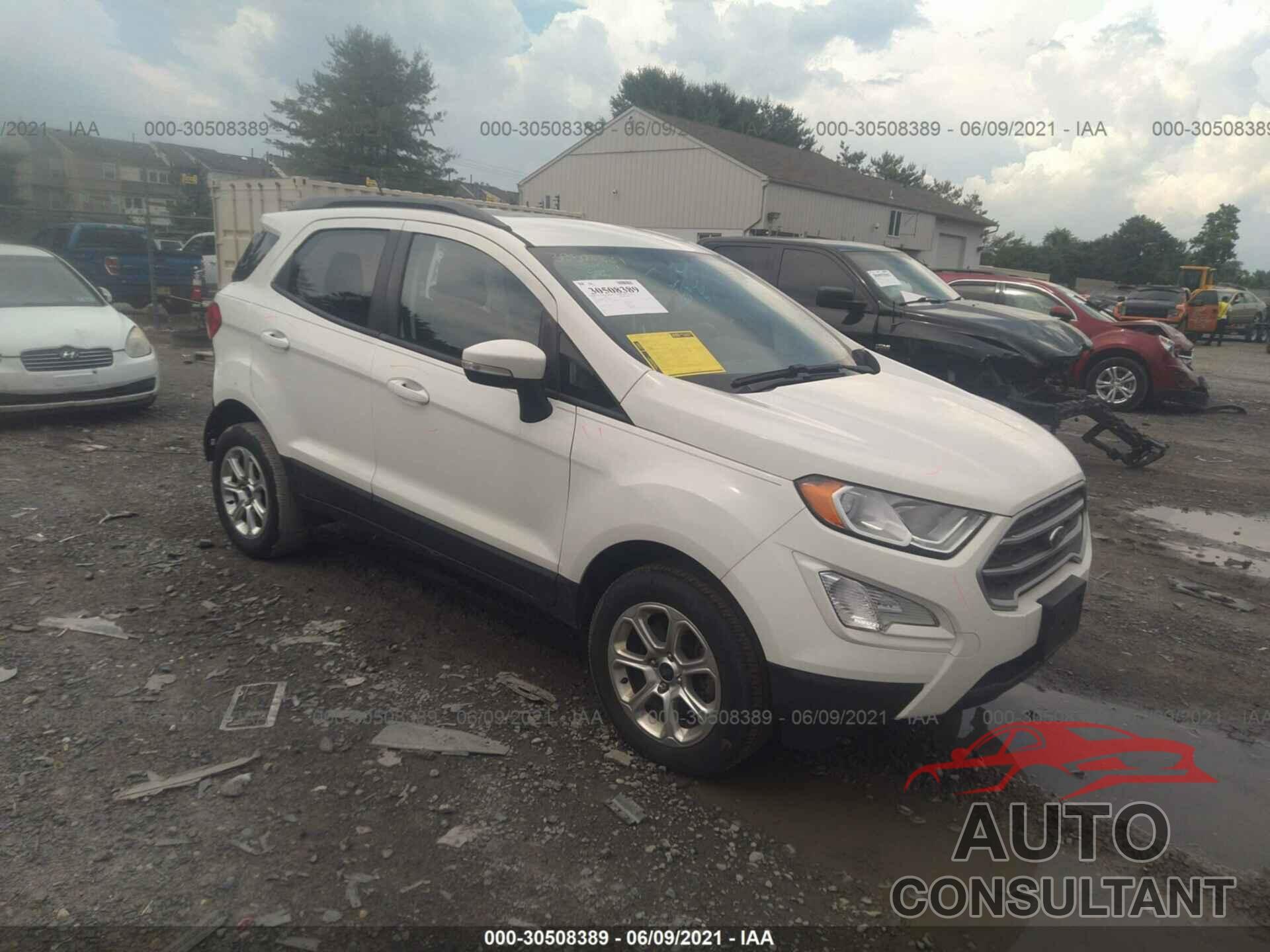 FORD ECOSPORT 2018 - MAJ6P1UL2JC188932