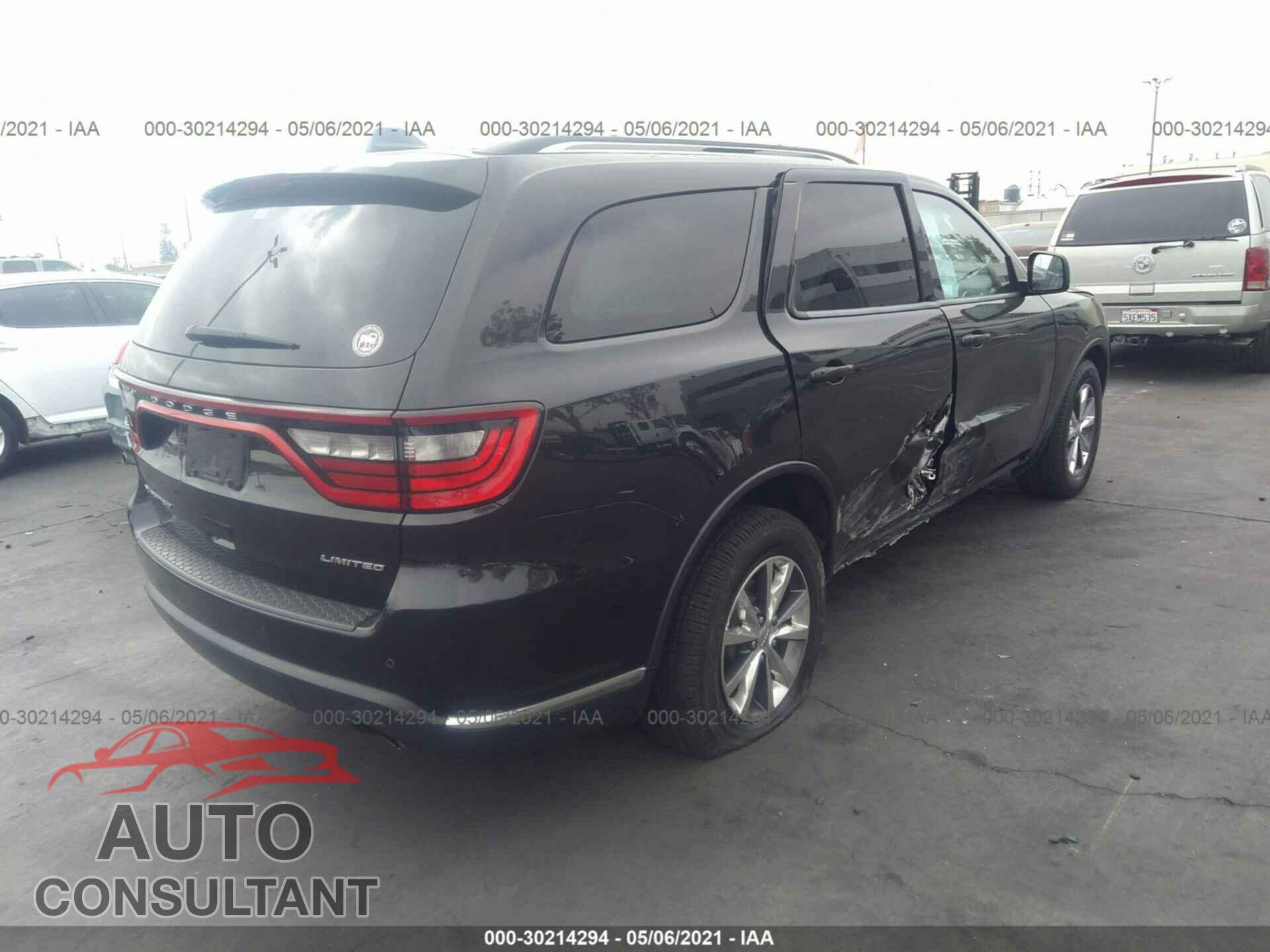 DODGE DURANGO 2016 - 1C4RDHDG2GC322407