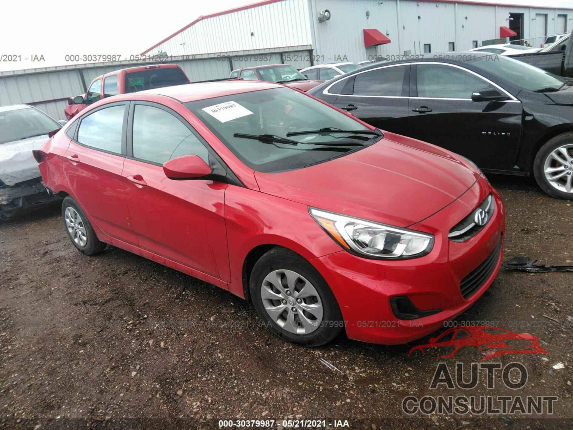 HYUNDAI ACCENT 2016 - KMHCT4AE6GU136024