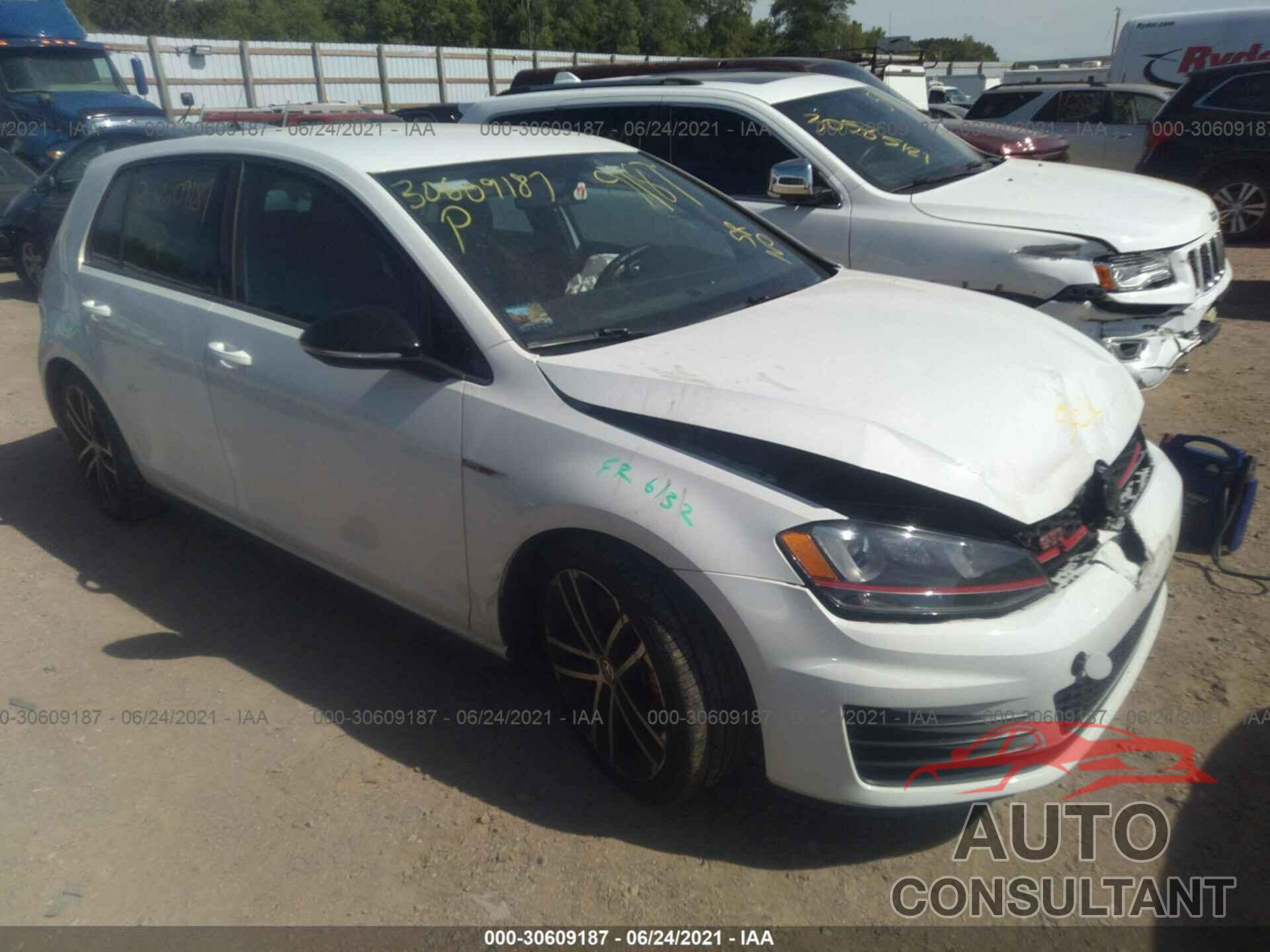 VOLKSWAGEN GOLF GTI 2017 - 3VW547AUXHM064038