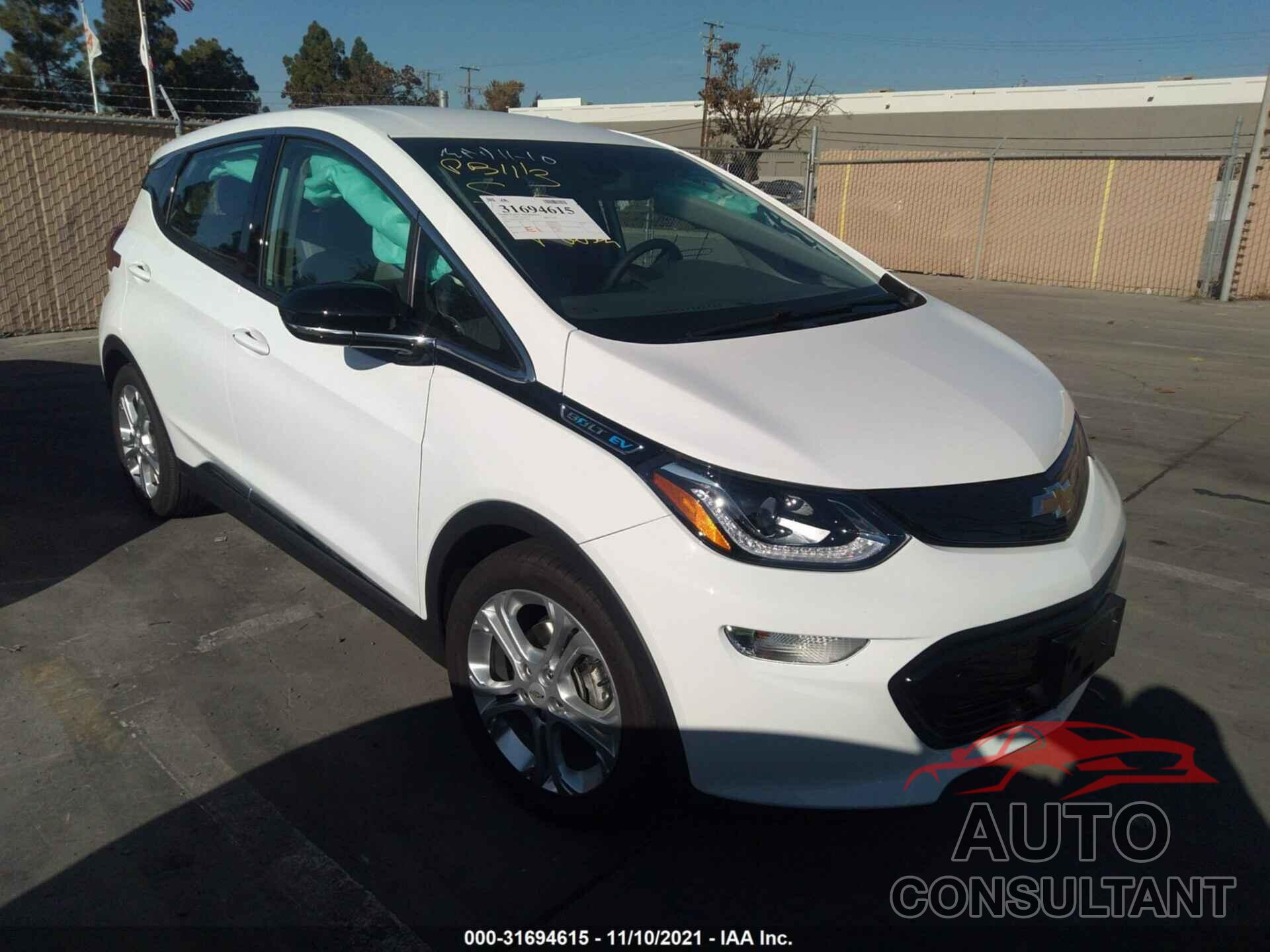 CHEVROLET BOLT EV 2021 - 1G1FW6S04M4101459