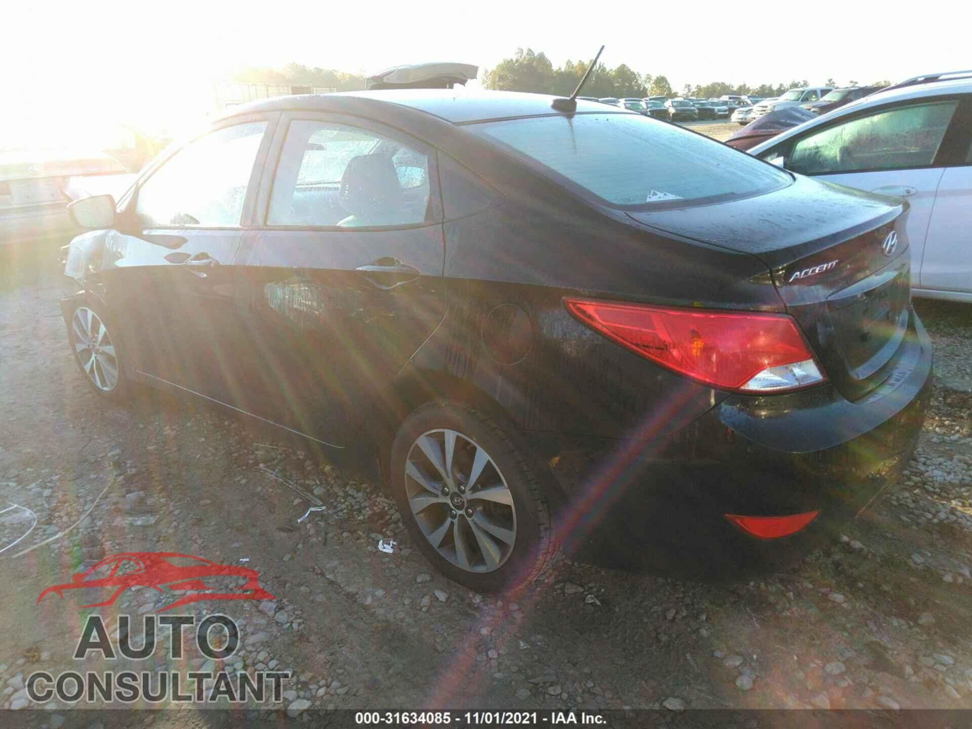HYUNDAI ACCENT 2017 - KMHCT4AE4HU354450