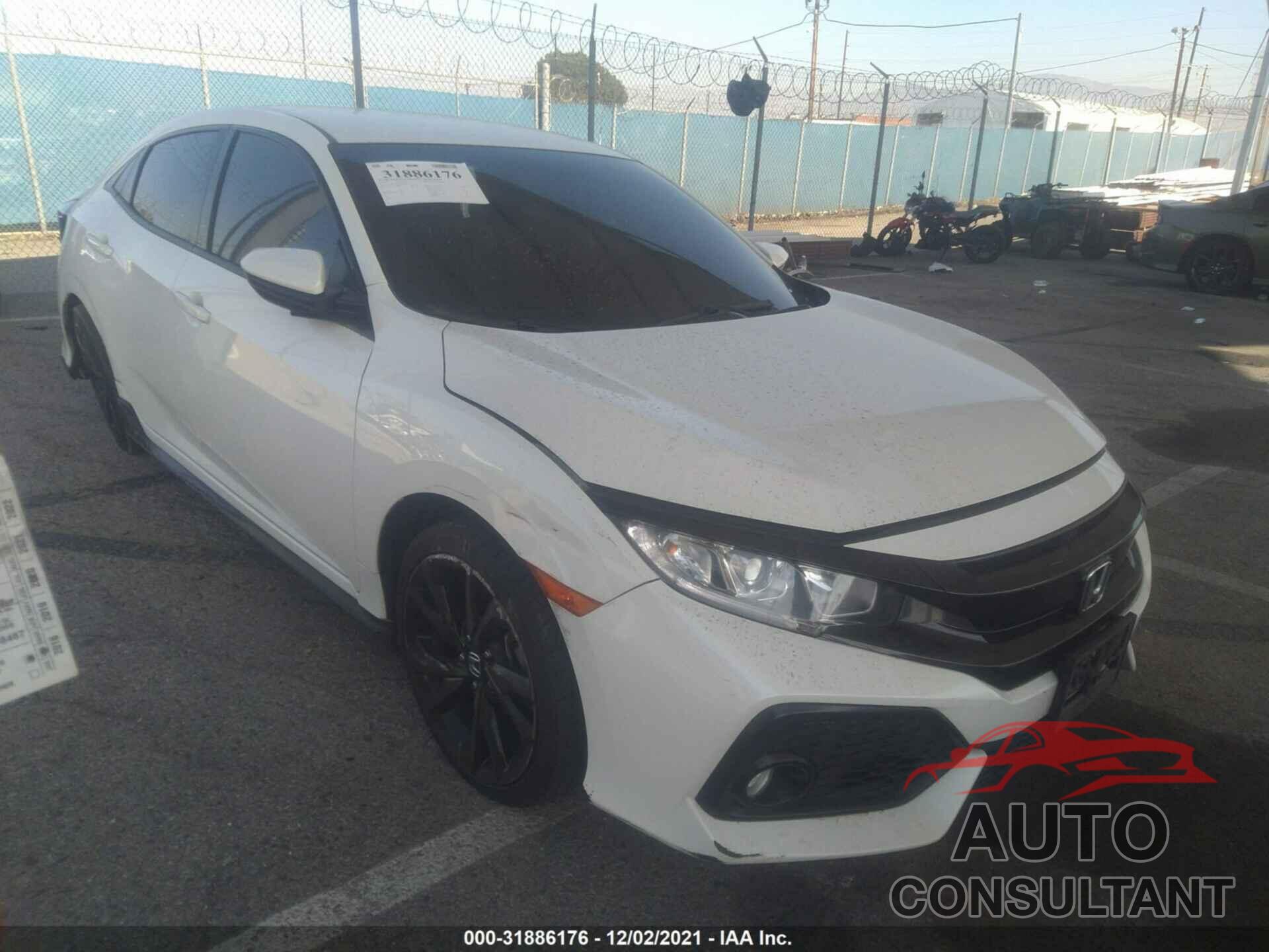 HONDA CIVIC HATCHBACK 2018 - SHHFK7H42JU409221