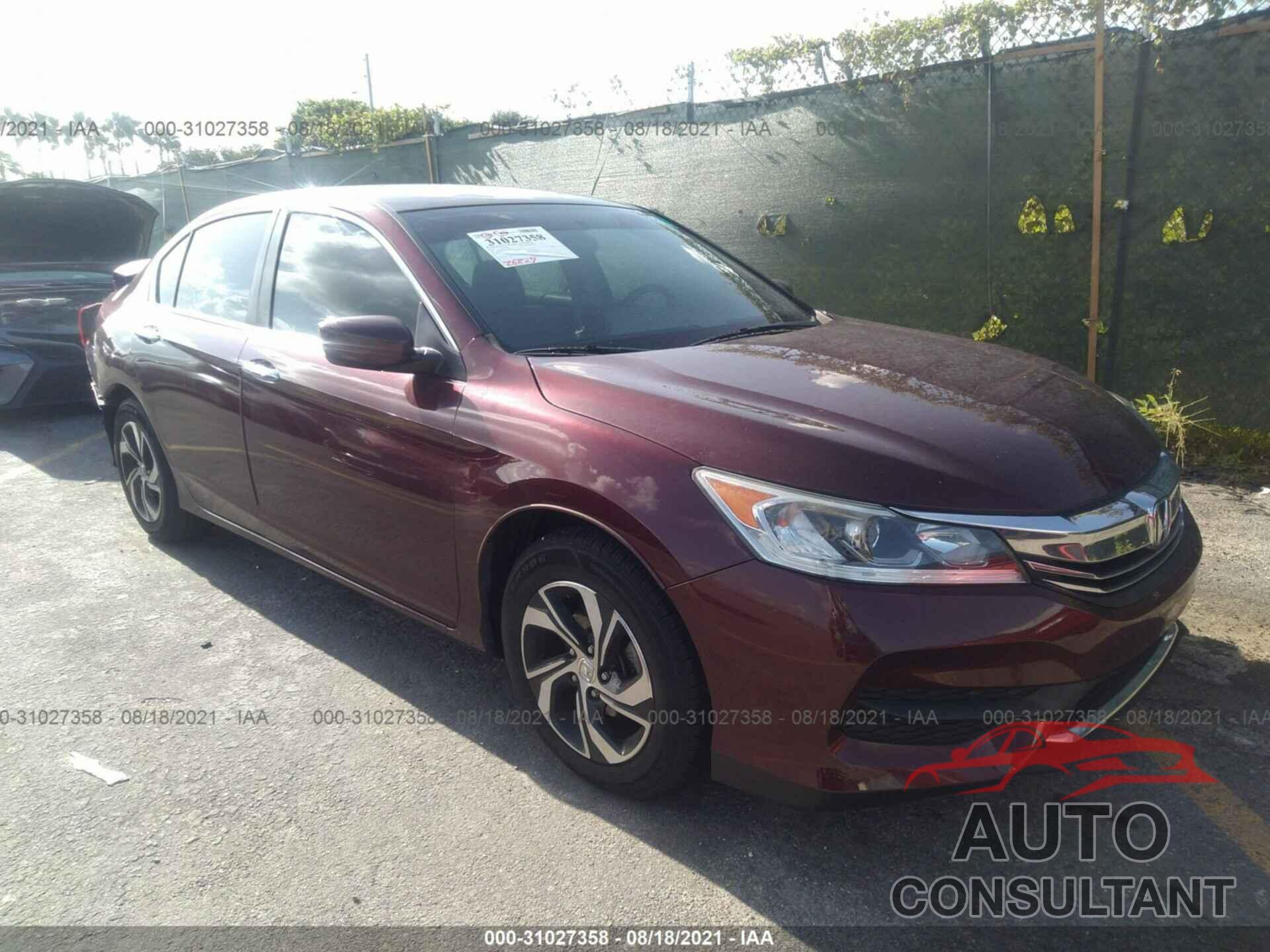 HONDA ACCORD SEDAN 2017 - 1HGCR2F3XHA059757
