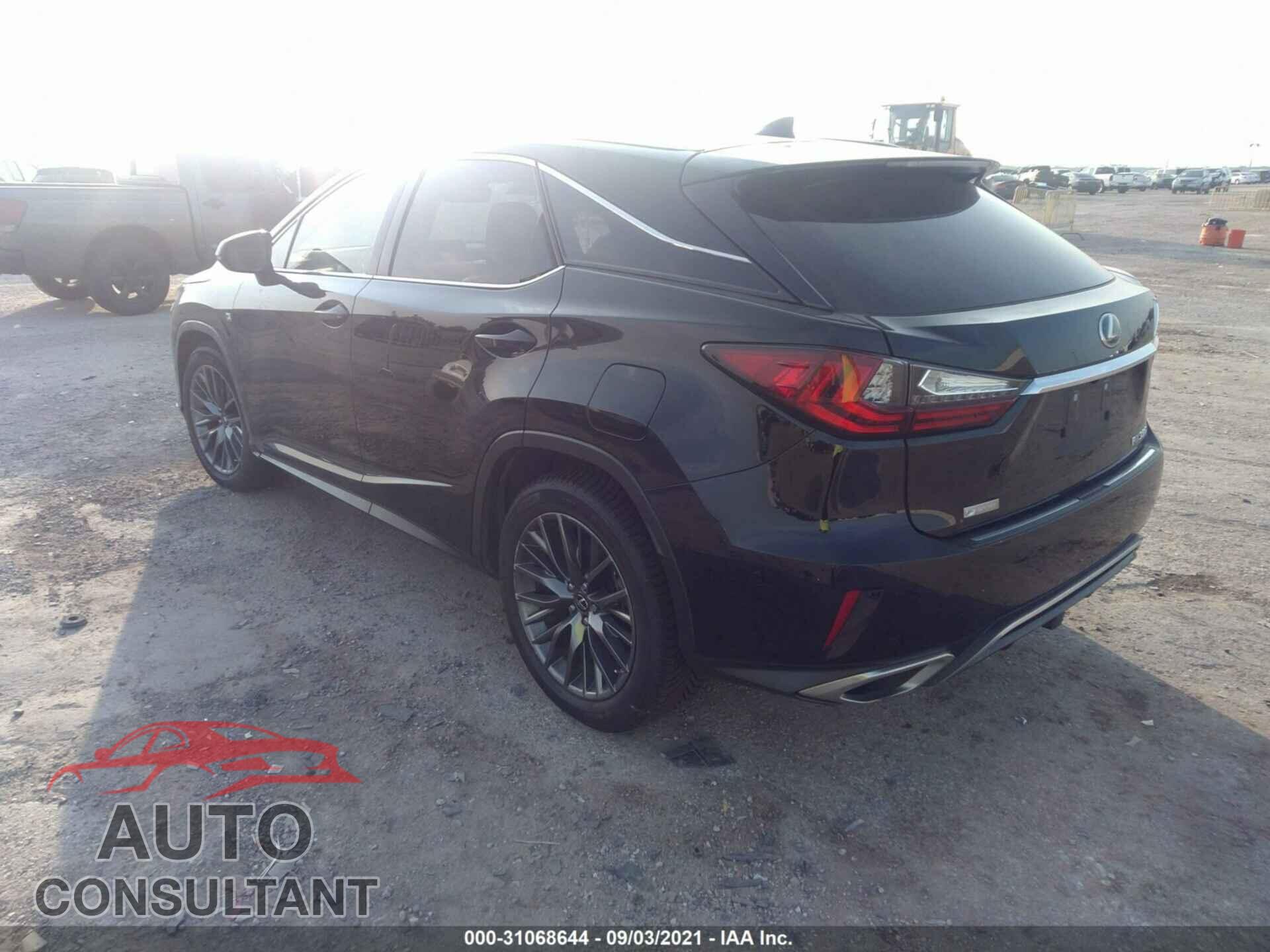 LEXUS RX 2017 - 2T2BZMCAXHC085503
