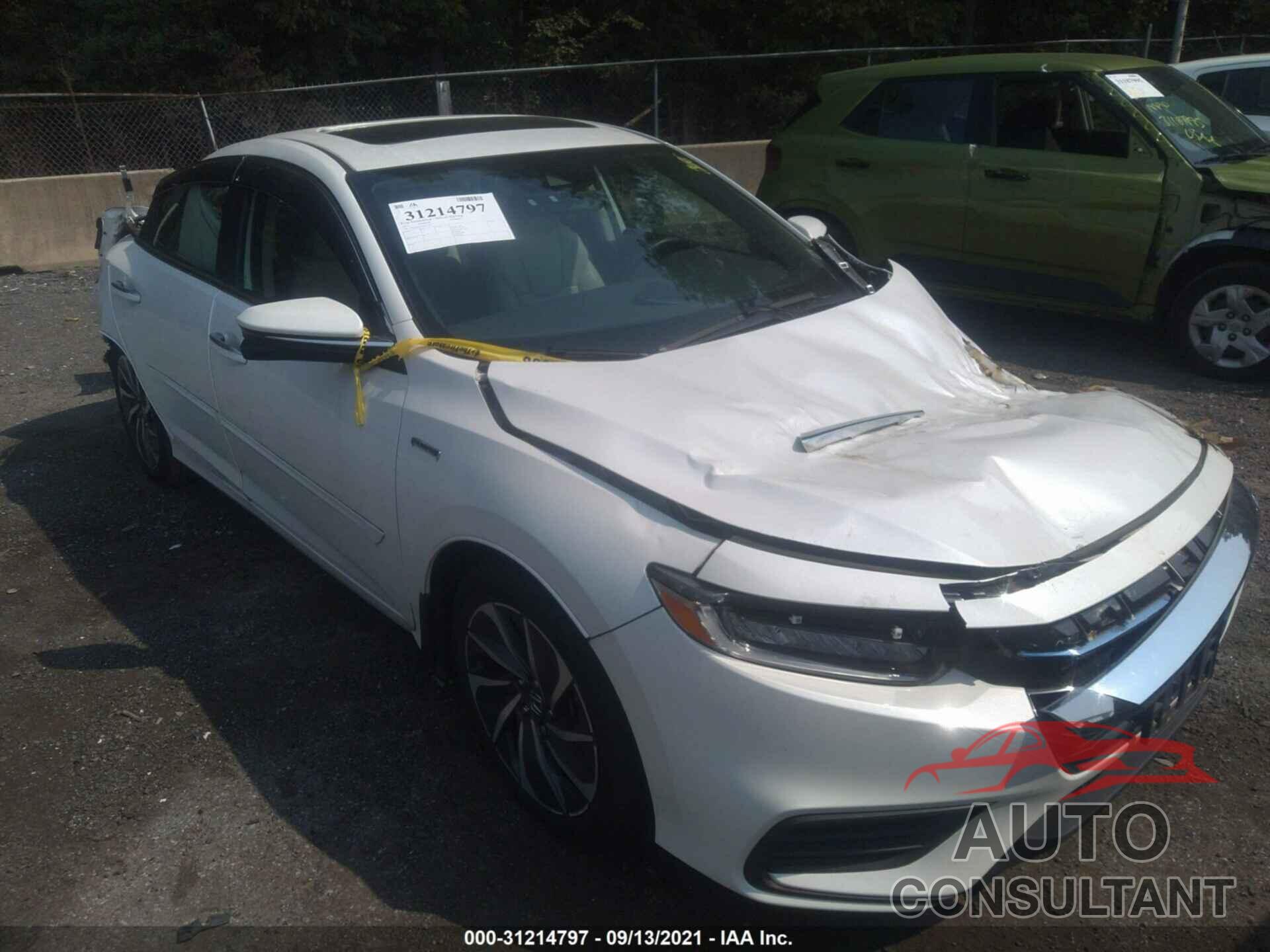 HONDA INSIGHT 2019 - 19XZE4F91KE012917