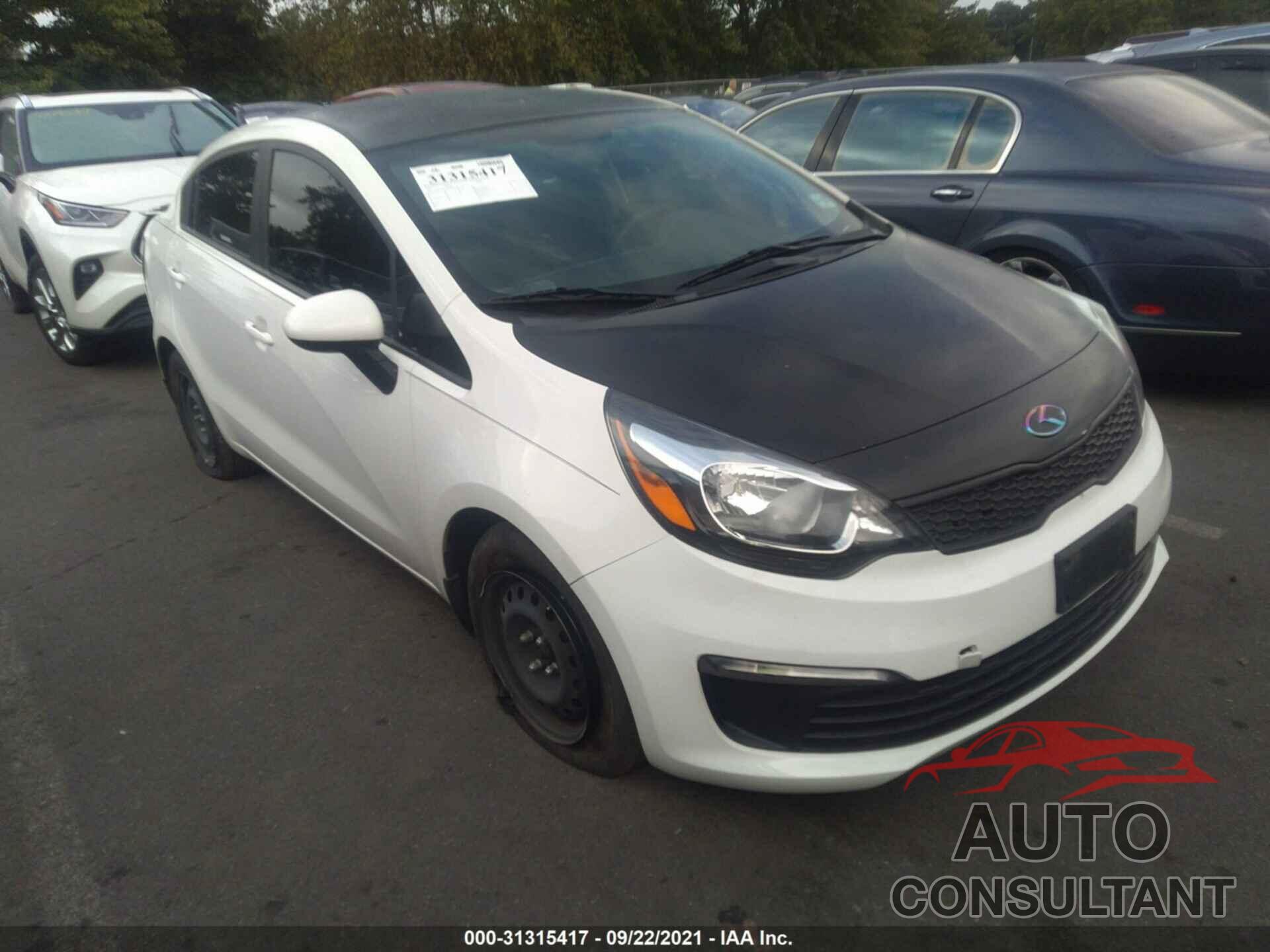 KIA RIO 2017 - KNADM4A39H6059625