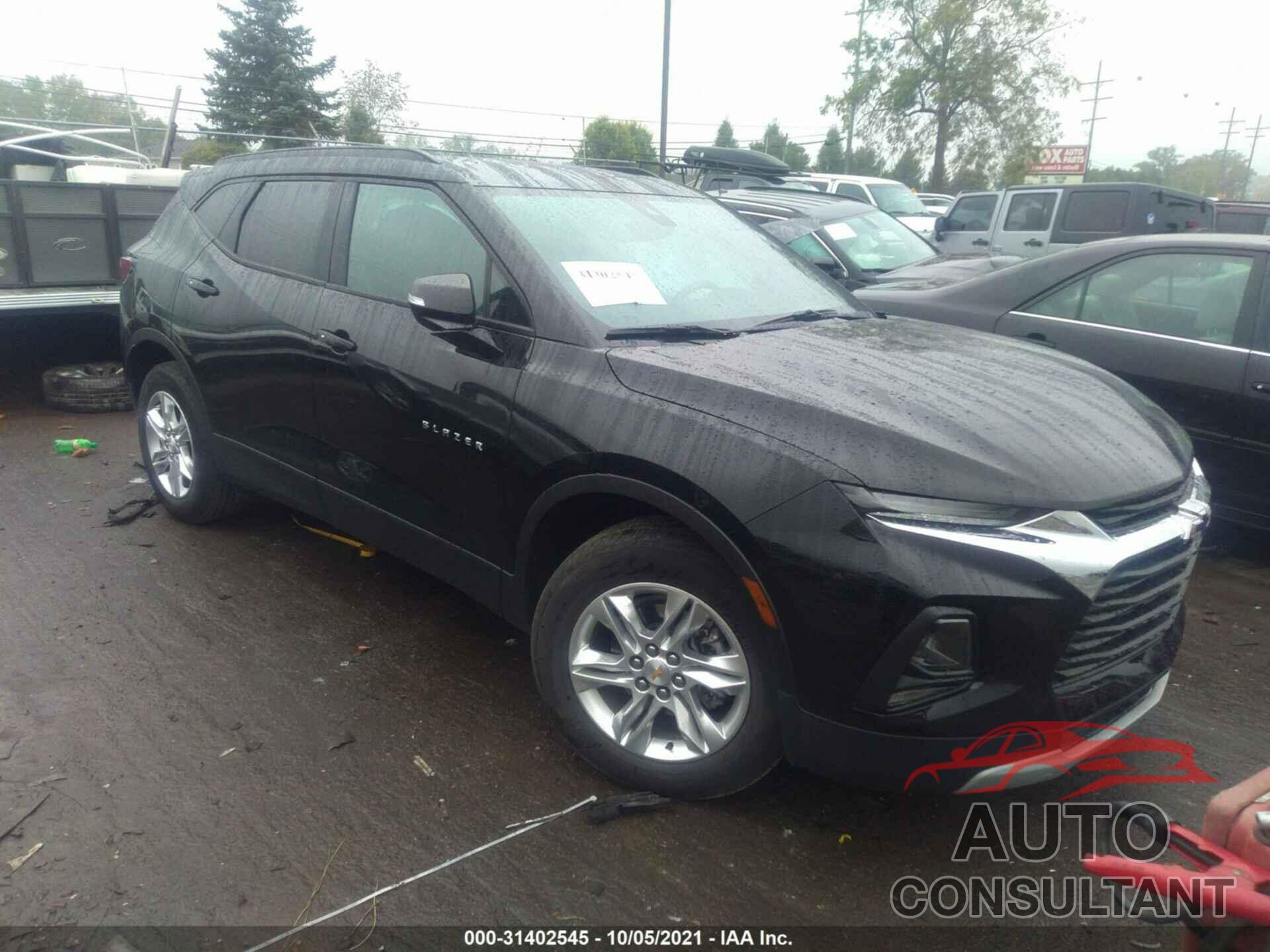 CHEVROLET BLAZER 2021 - 3GNKBCRS3MS512205