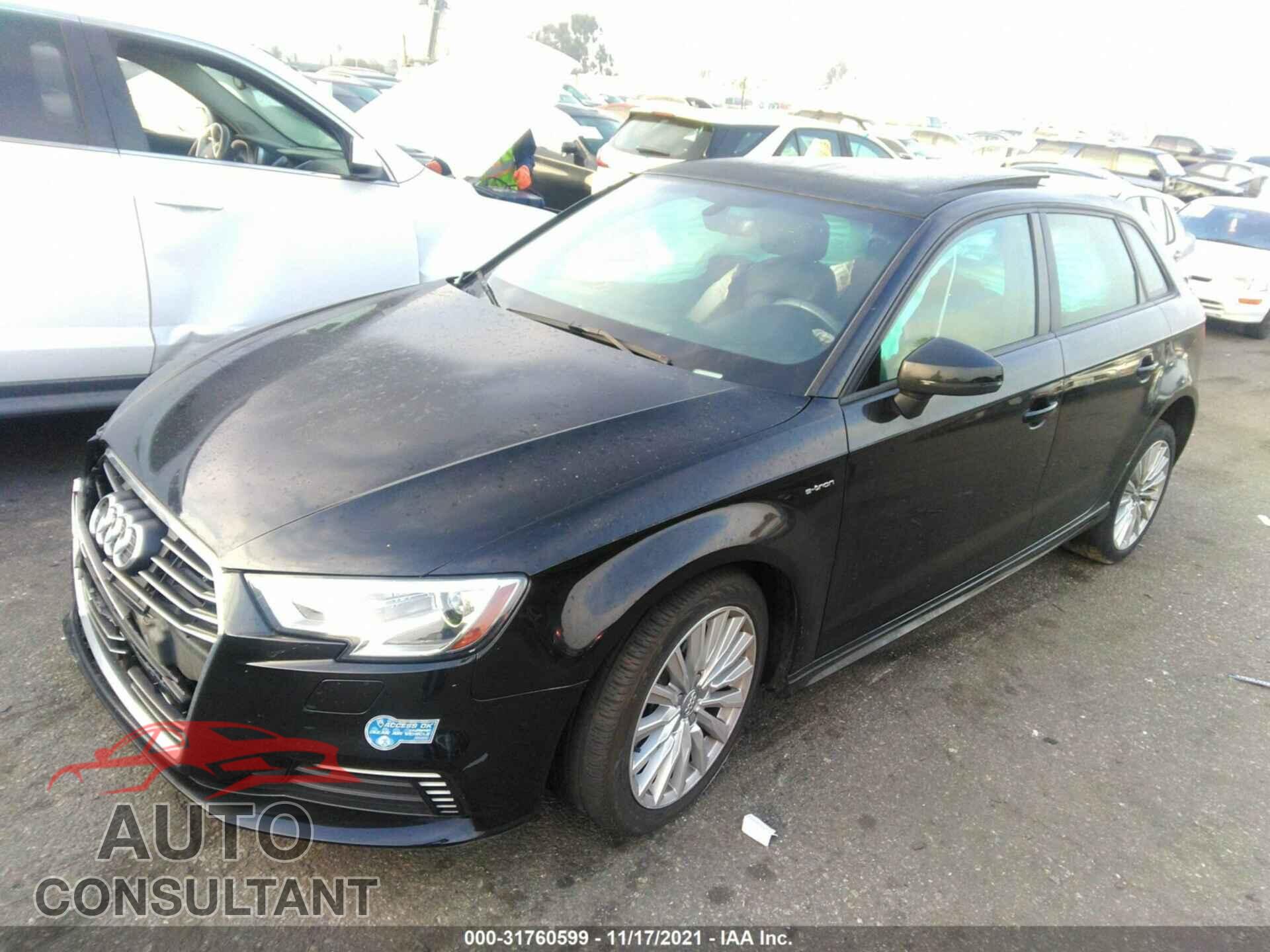 AUDI A3 SPORTBACK E-TRON 2017 - WAUUPBFF9HA046479