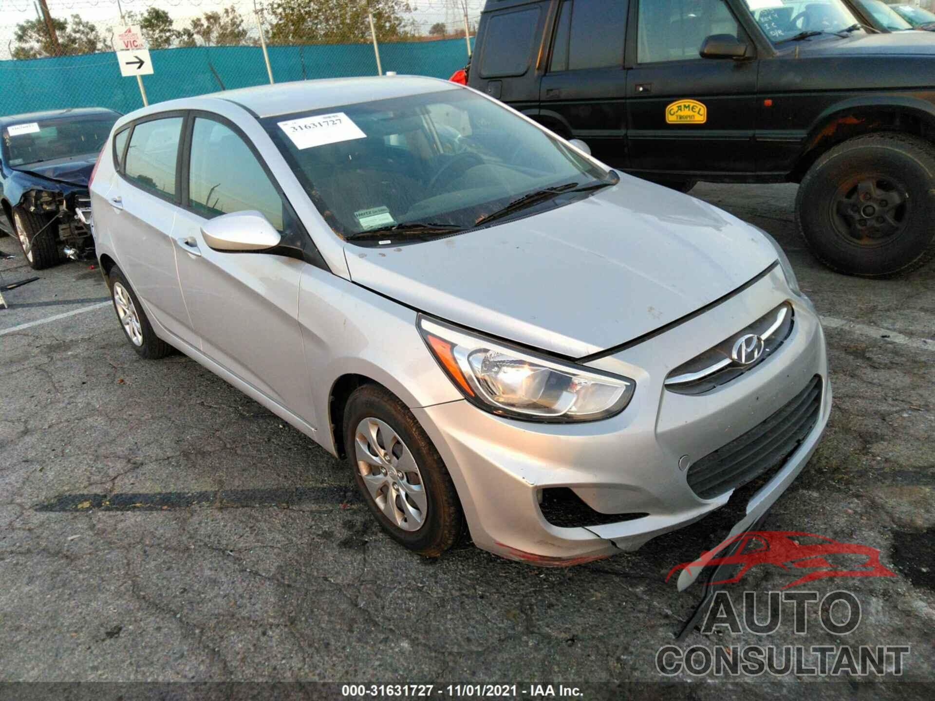 HYUNDAI ACCENT 2017 - KMHCT5AE7HU325952