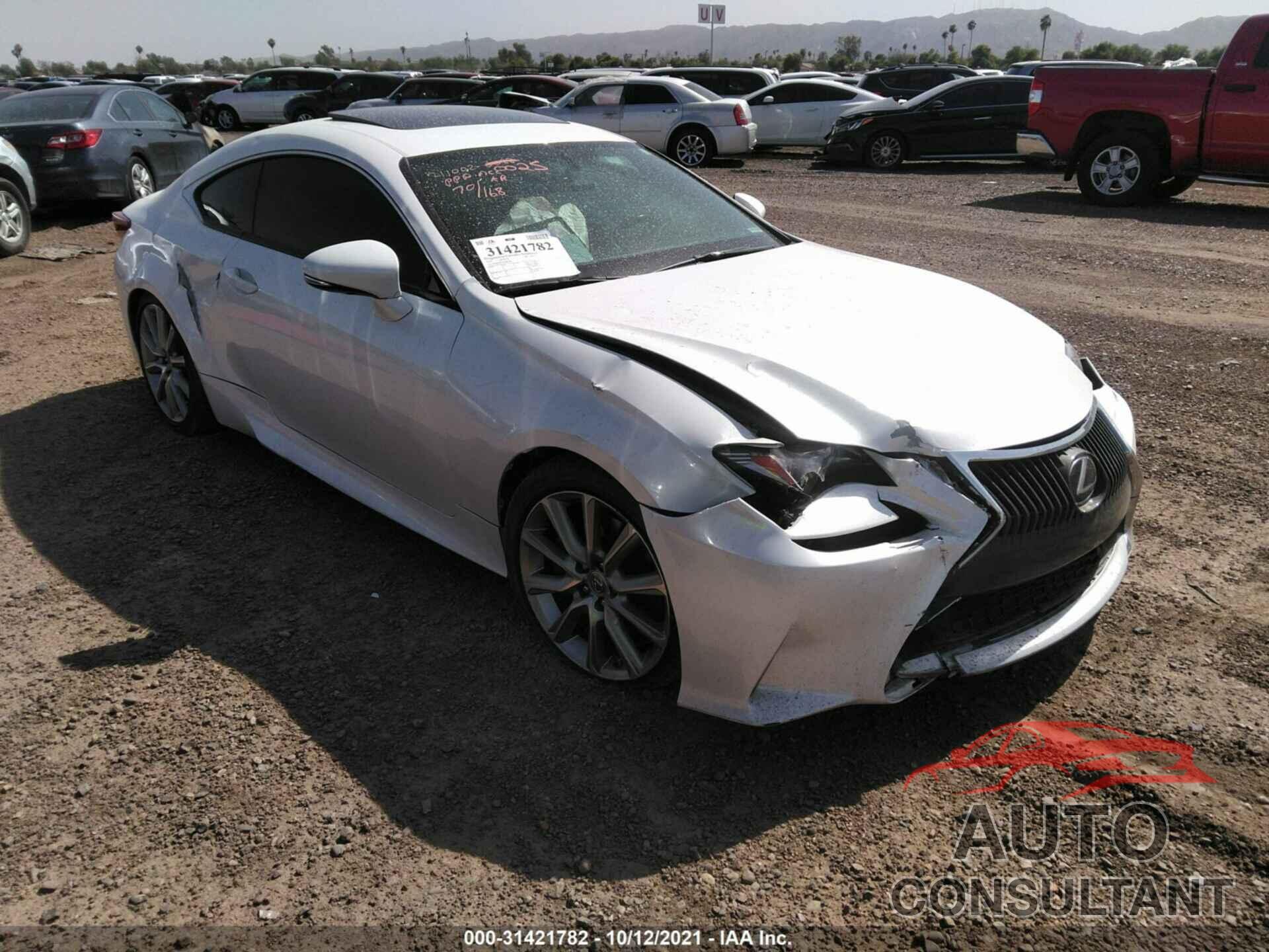 LEXUS RC 200T 2016 - JTHHA5BC2G5002509