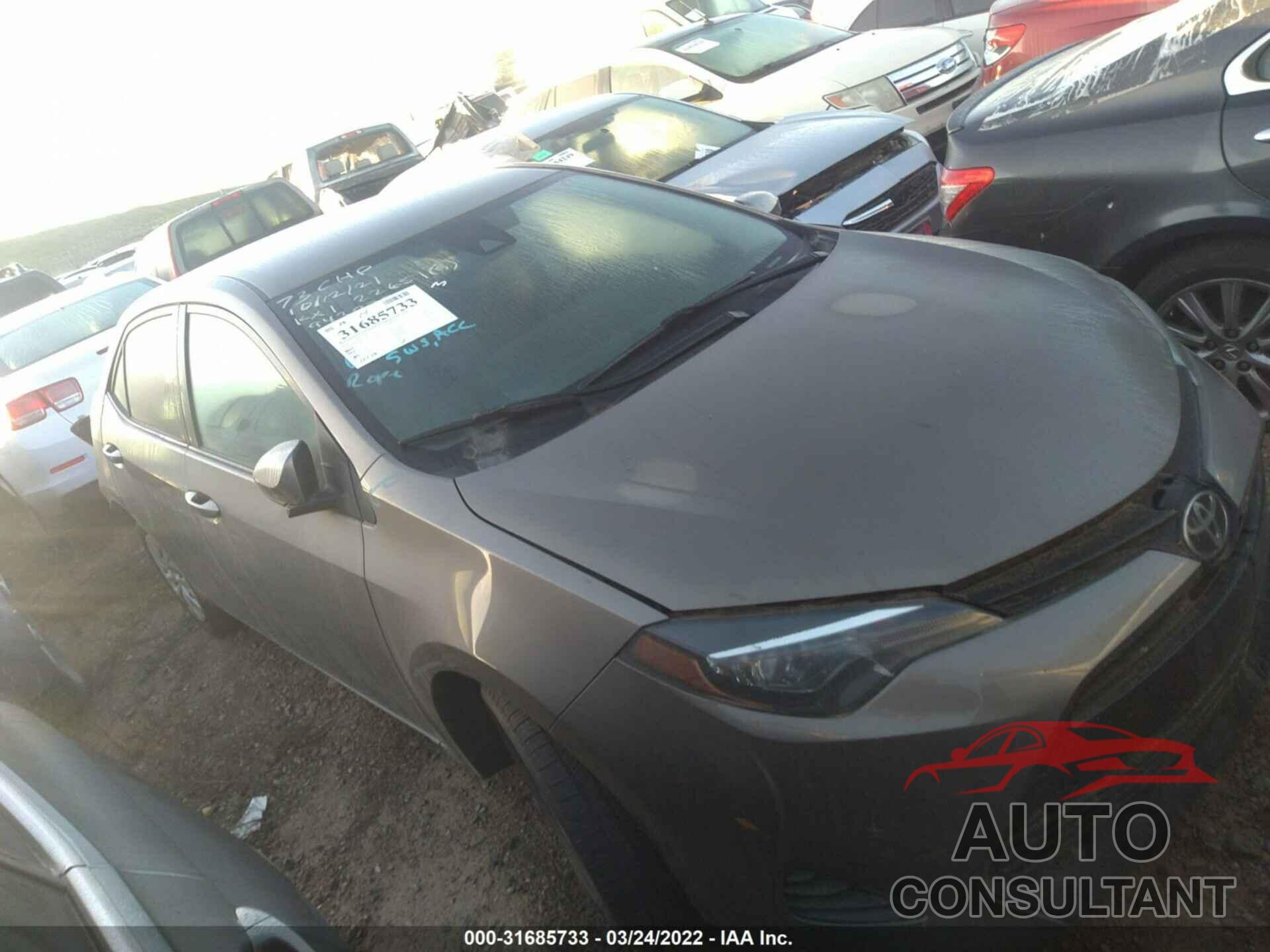 TOYOTA COROLLA 2019 - 5YFBURHE2KP880905