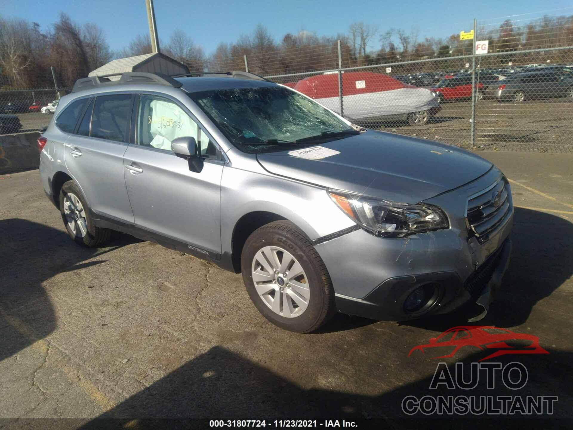 SUBARU OUTBACK 2017 - 4S4BSAFC5H3342981