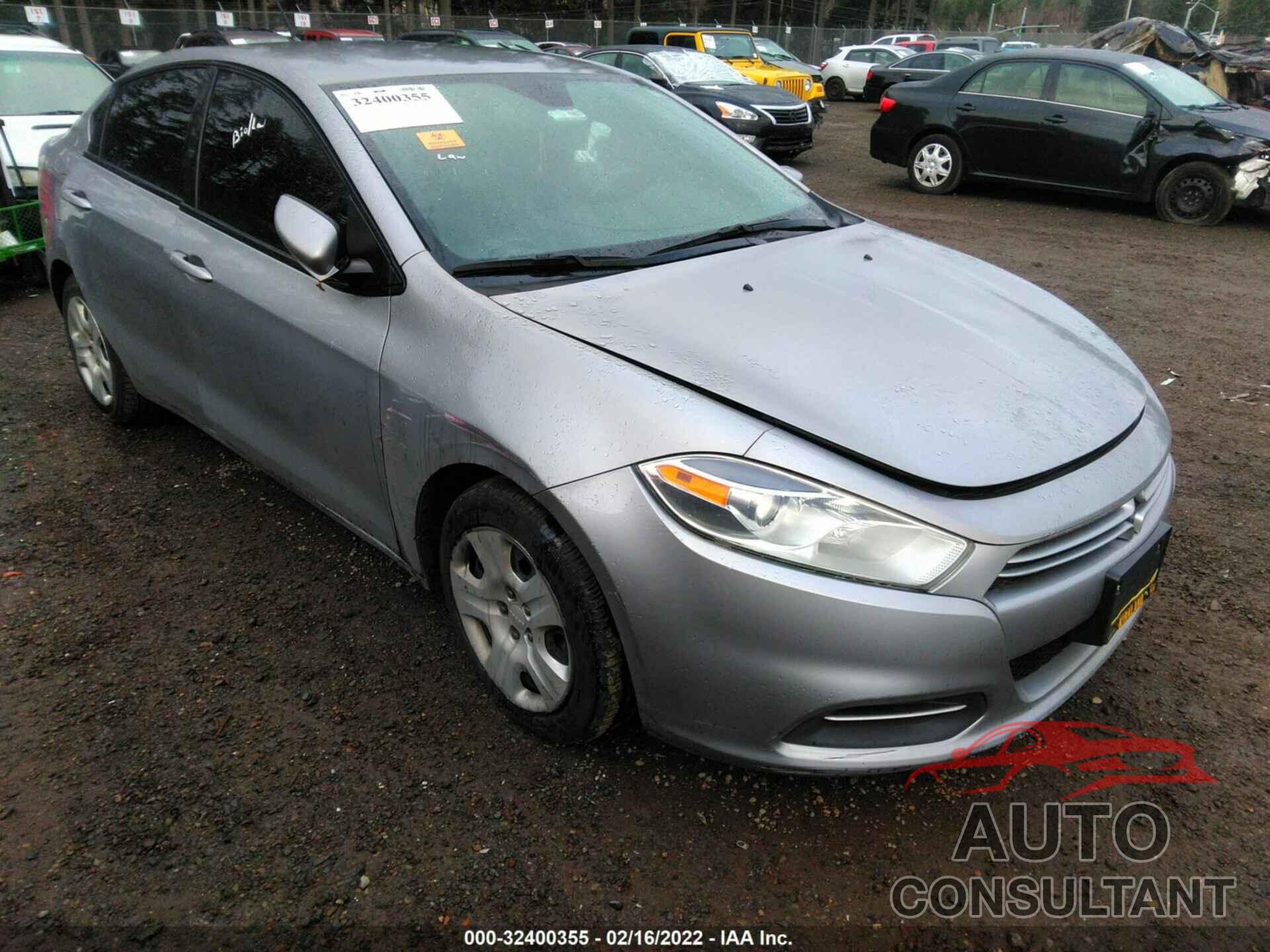 DODGE DART 2016 - 1C3CDFAA7GD540285