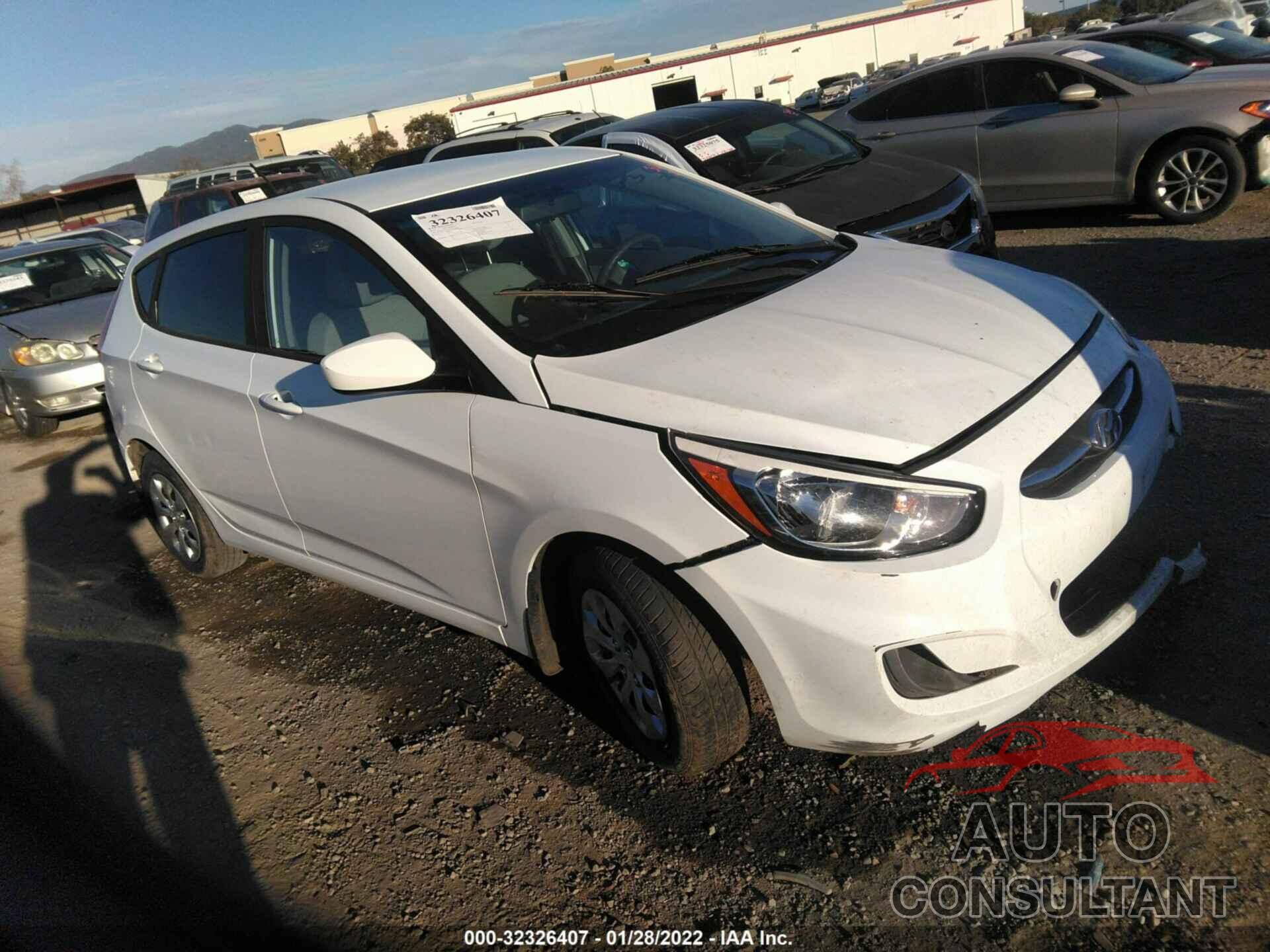 HYUNDAI ACCENT 2016 - KMHCT5AE0GU294056