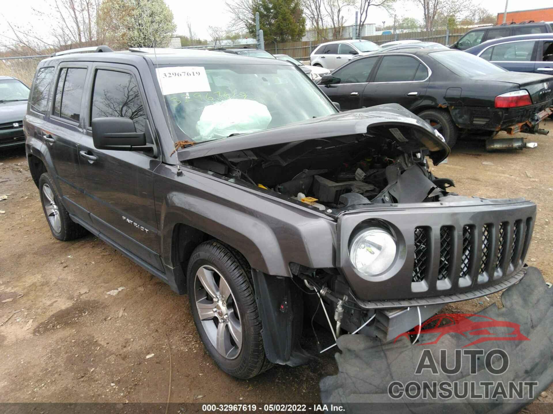 JEEP PATRIOT 2017 - 1C4NJPFAXHD169362