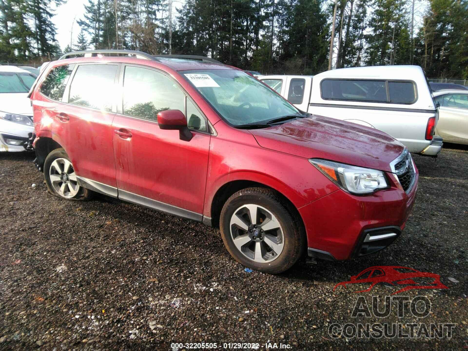 SUBARU FORESTER 2018 - JF2SJAEC0JH527569
