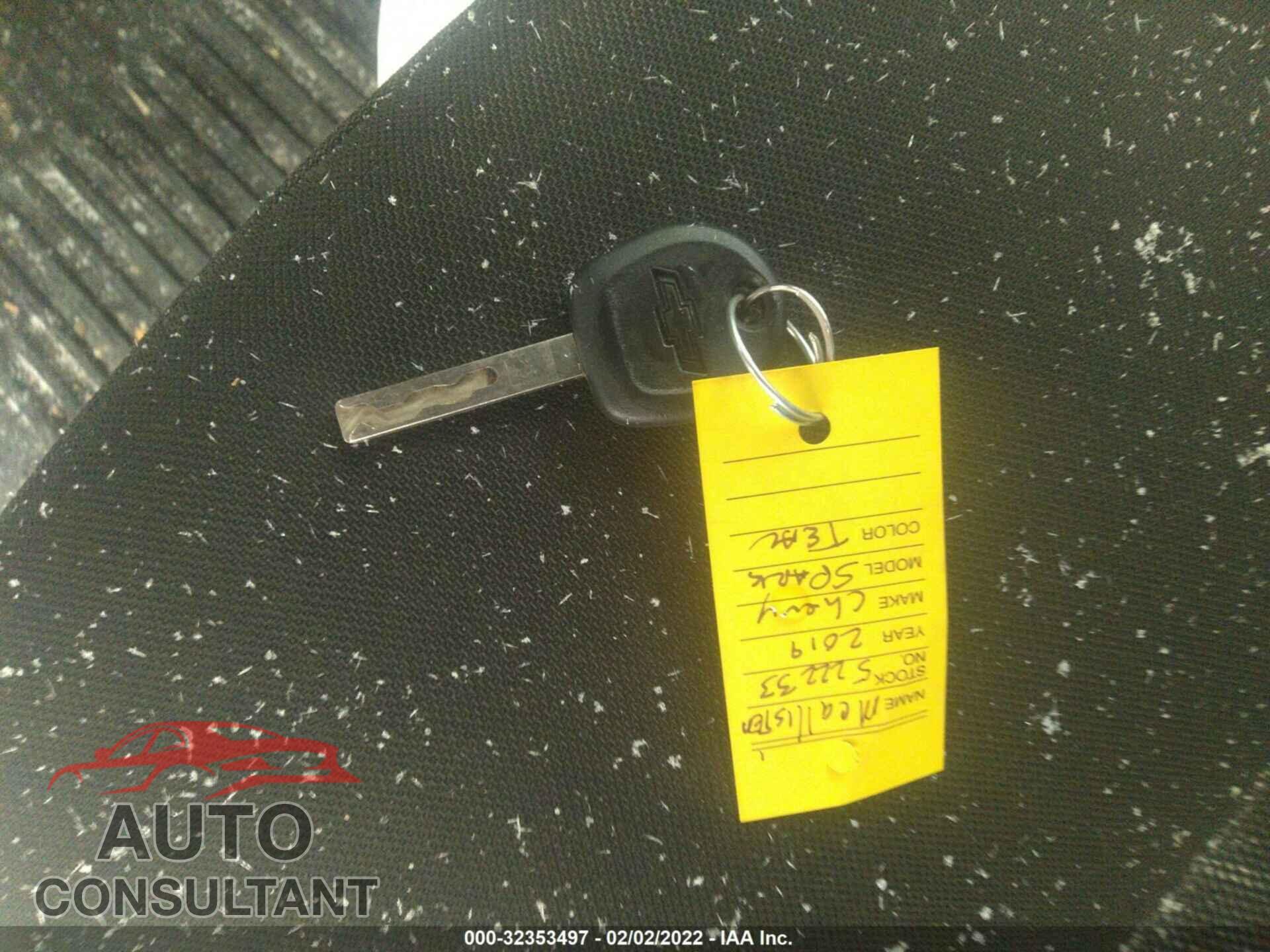 CHEVROLET SPARK 2019 - KL8CB6SA1KC764515
