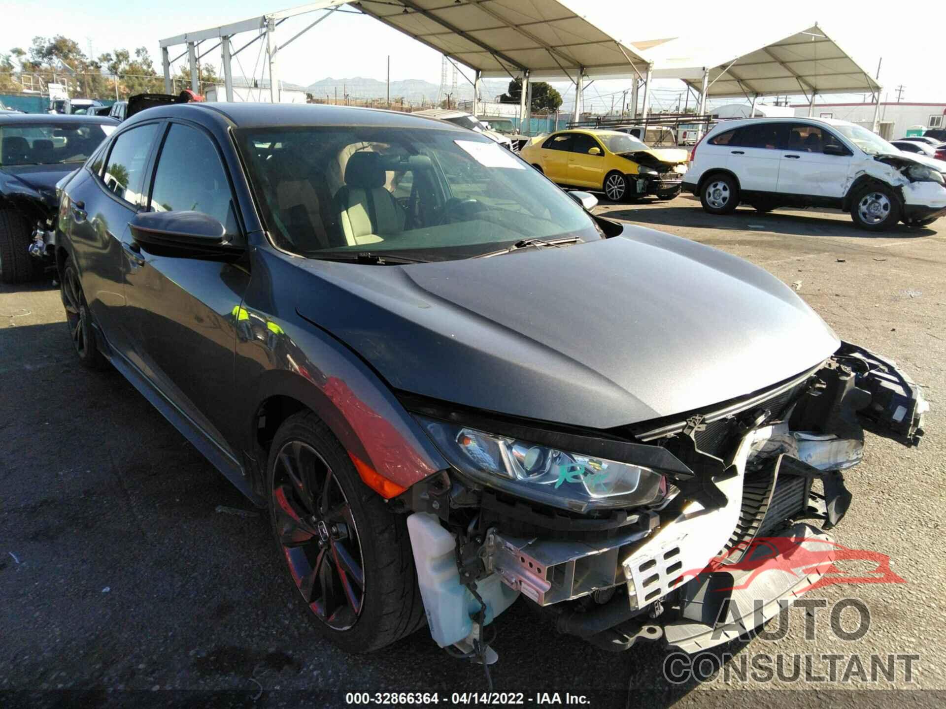 HONDA CIVIC HATCHBACK 2017 - SHHFK7H49HU203890