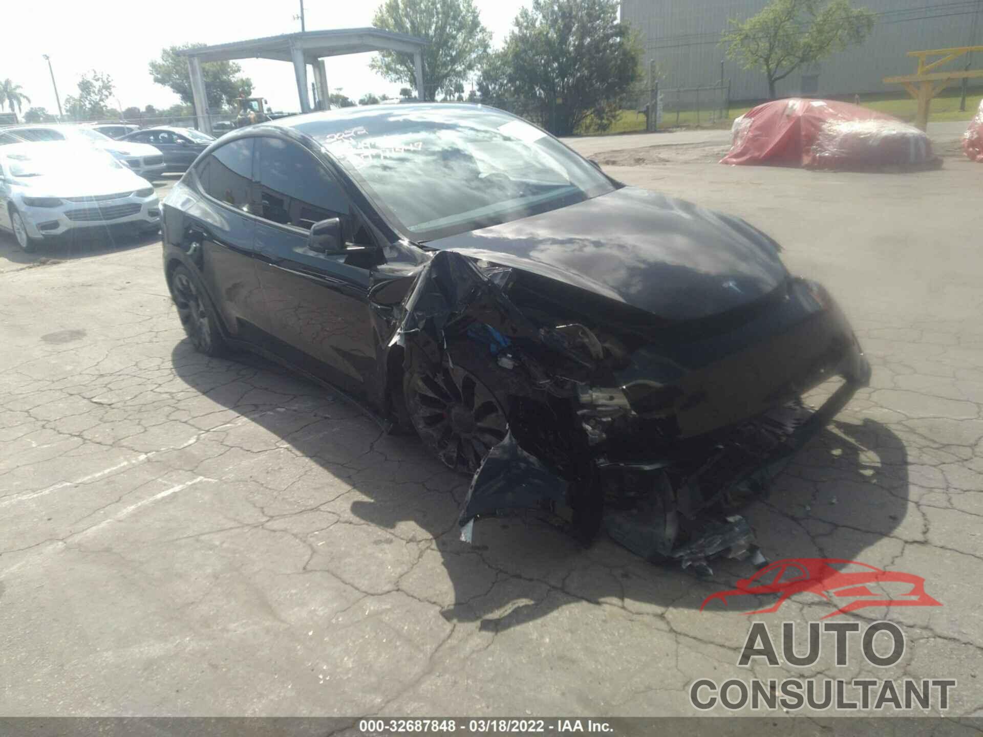 TESLA MODEL Y 2022 - 7SAYGDEF3NF377114