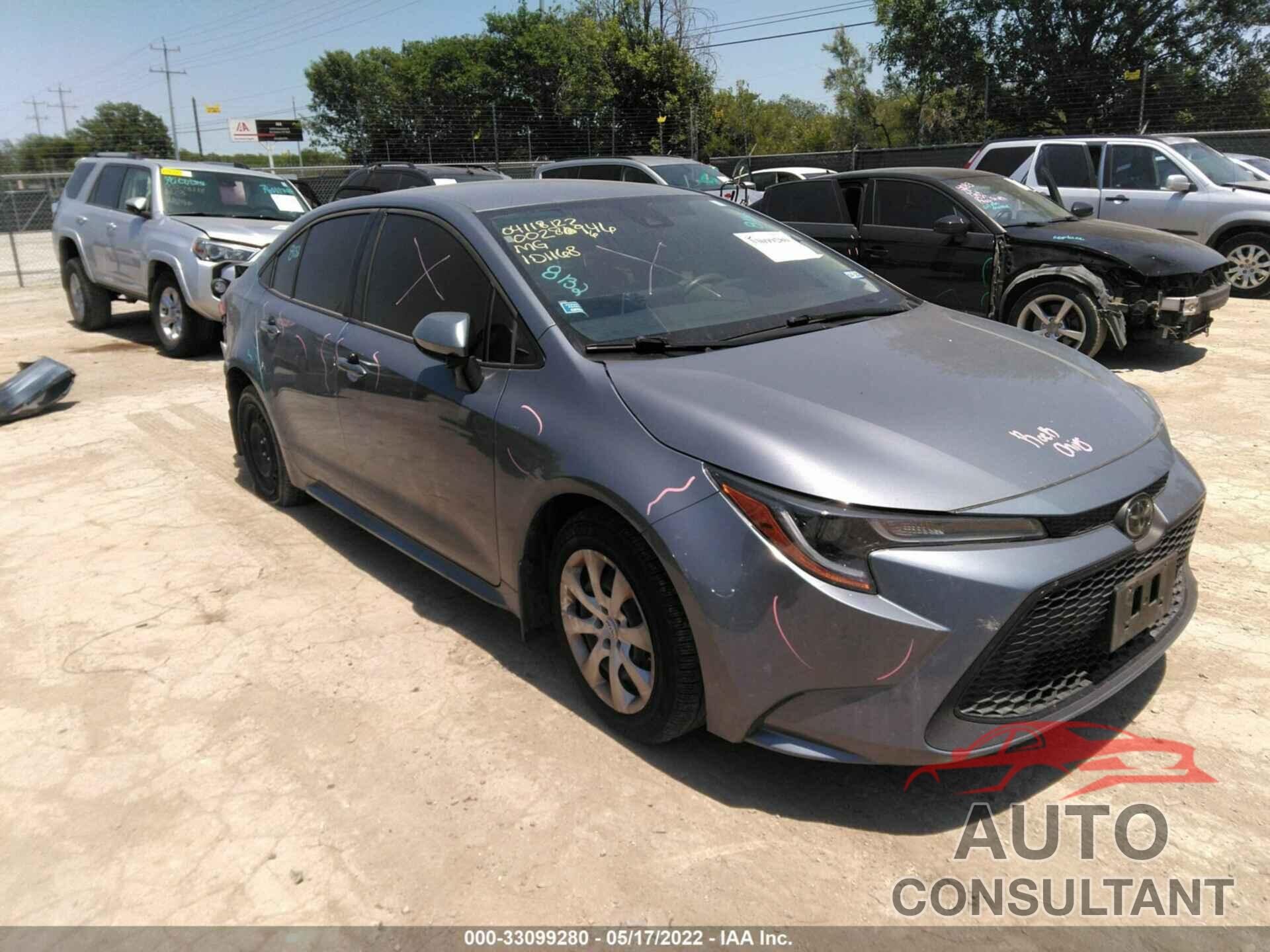 TOYOTA COROLLA 2020 - JTDEPRAE6LJ101168