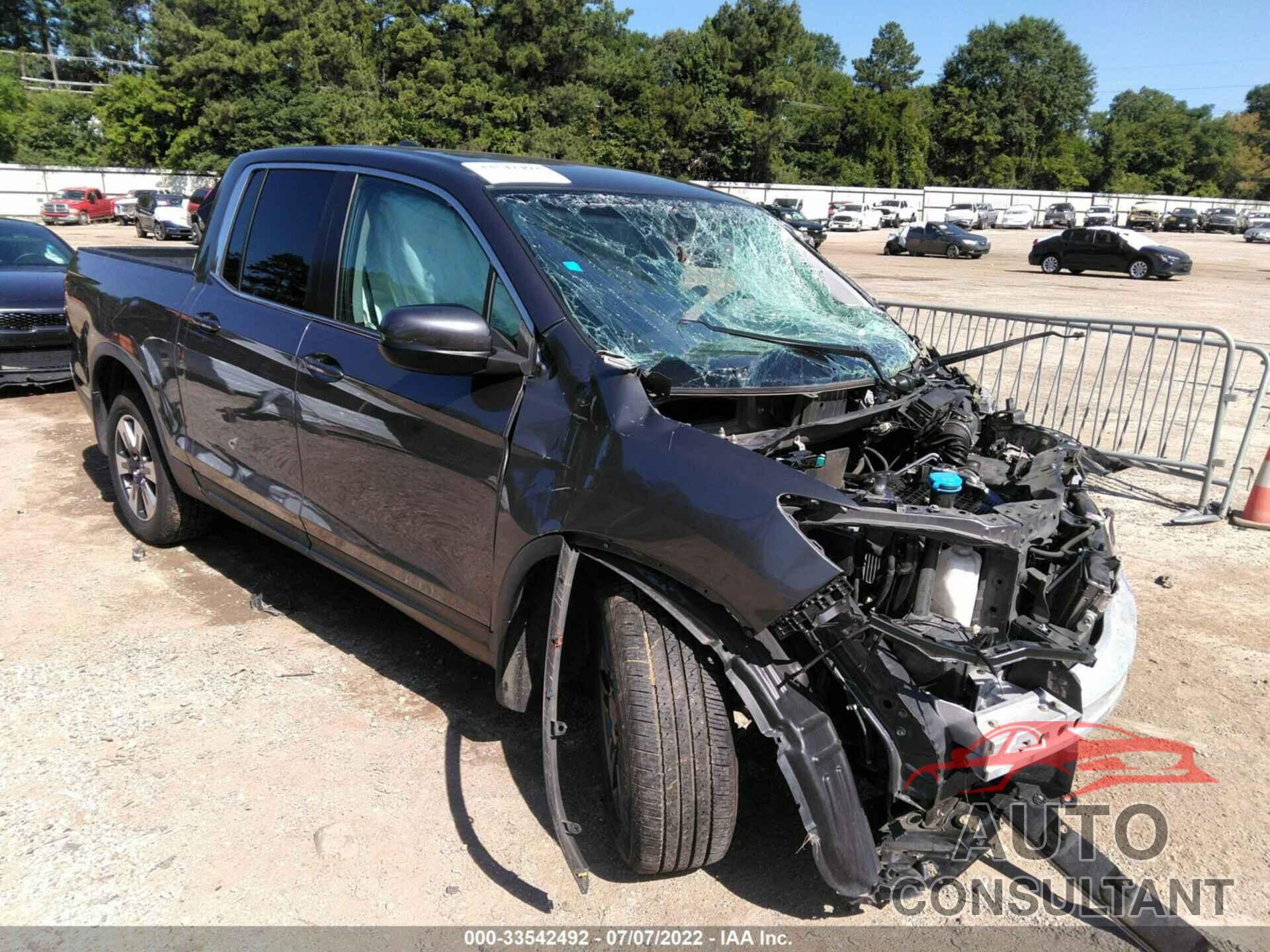 HONDA RIDGELINE 2017 - 5FPYK2F51HB002890