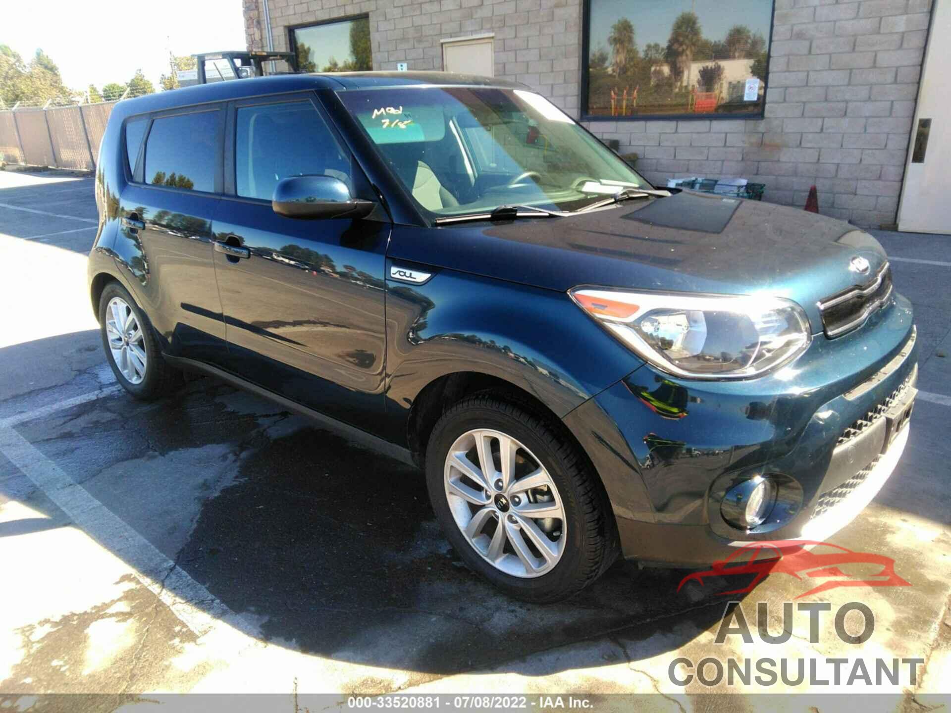 KIA SOUL 2018 - KNDJP3A55J7626468