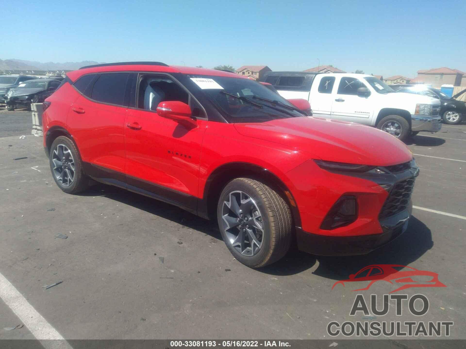 CHEVROLET BLAZER 2019 - 3GNKBERSXKS690654